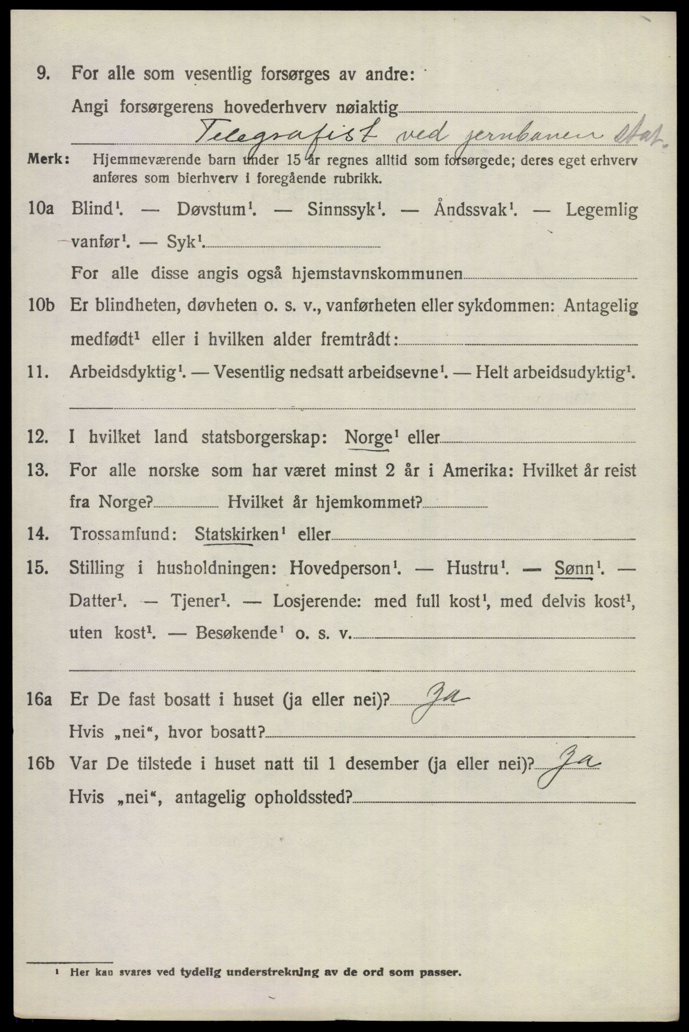 SAKO, 1920 census for Ådal, 1920, p. 1605