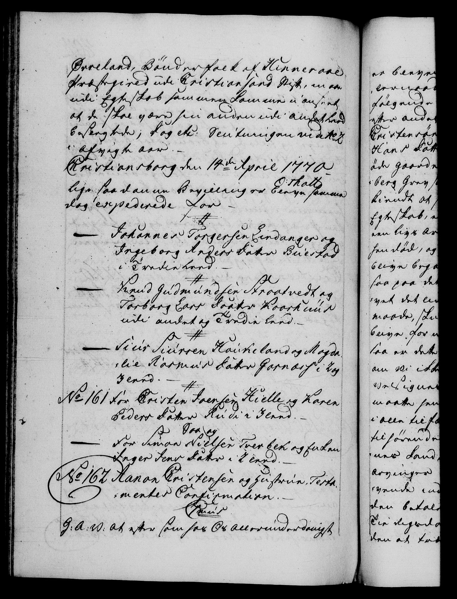 Danske Kanselli 1572-1799, AV/RA-EA-3023/F/Fc/Fca/Fcaa/L0044: Norske registre, 1769-1771, p. 404b