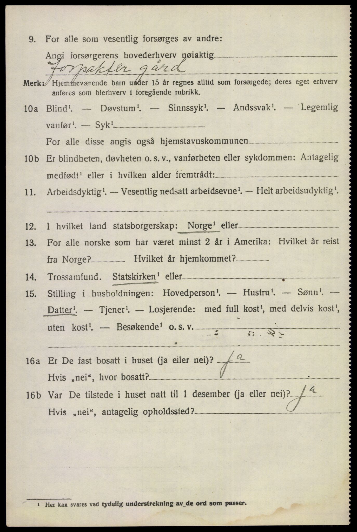 SAKO, 1920 census for Ådal, 1920, p. 4053