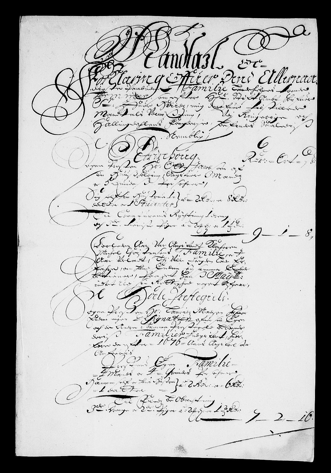 Rentekammeret inntil 1814, Reviderte regnskaper, Stiftamtstueregnskaper, Landkommissariatet på Akershus og Akershus stiftamt, AV/RA-EA-5869/R/Rb/L0135: Akershus stiftamt, 1677