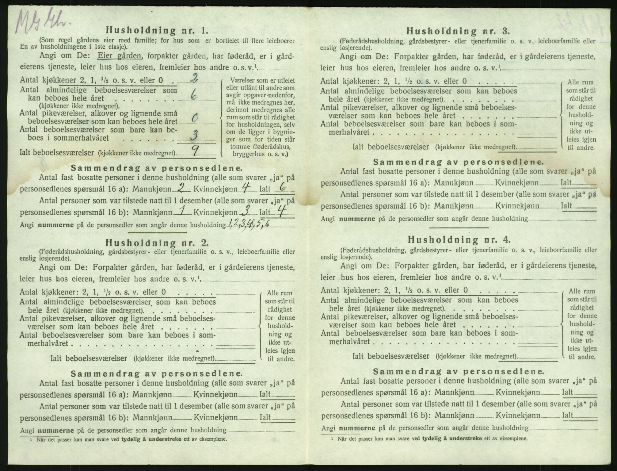 SAKO, 1920 census for Brunlanes, 1920, p. 1076