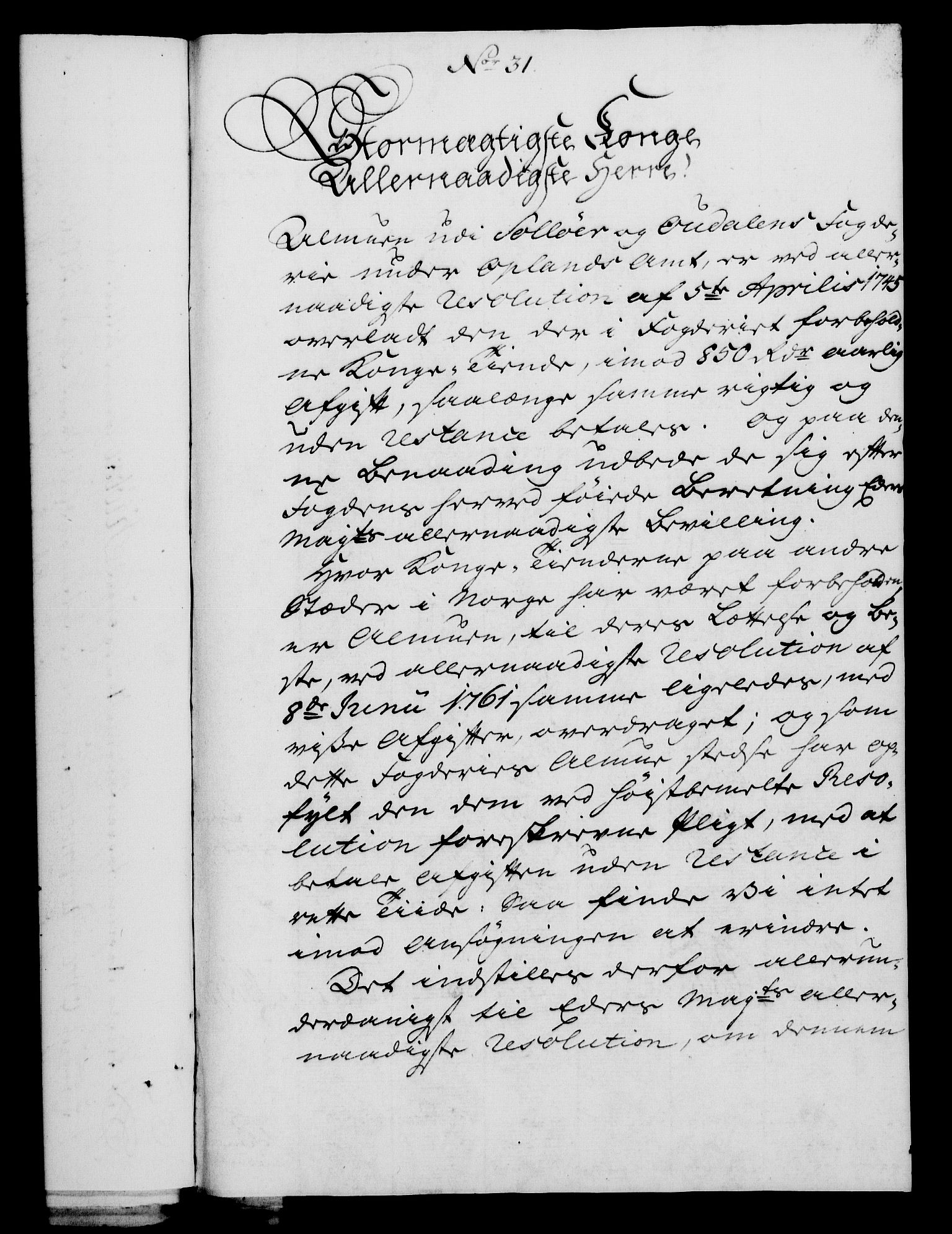 Rentekammeret, Kammerkanselliet, RA/EA-3111/G/Gf/Gfa/L0049: Norsk relasjons- og resolusjonsprotokoll (merket RK 52.49), 1767, p. 138