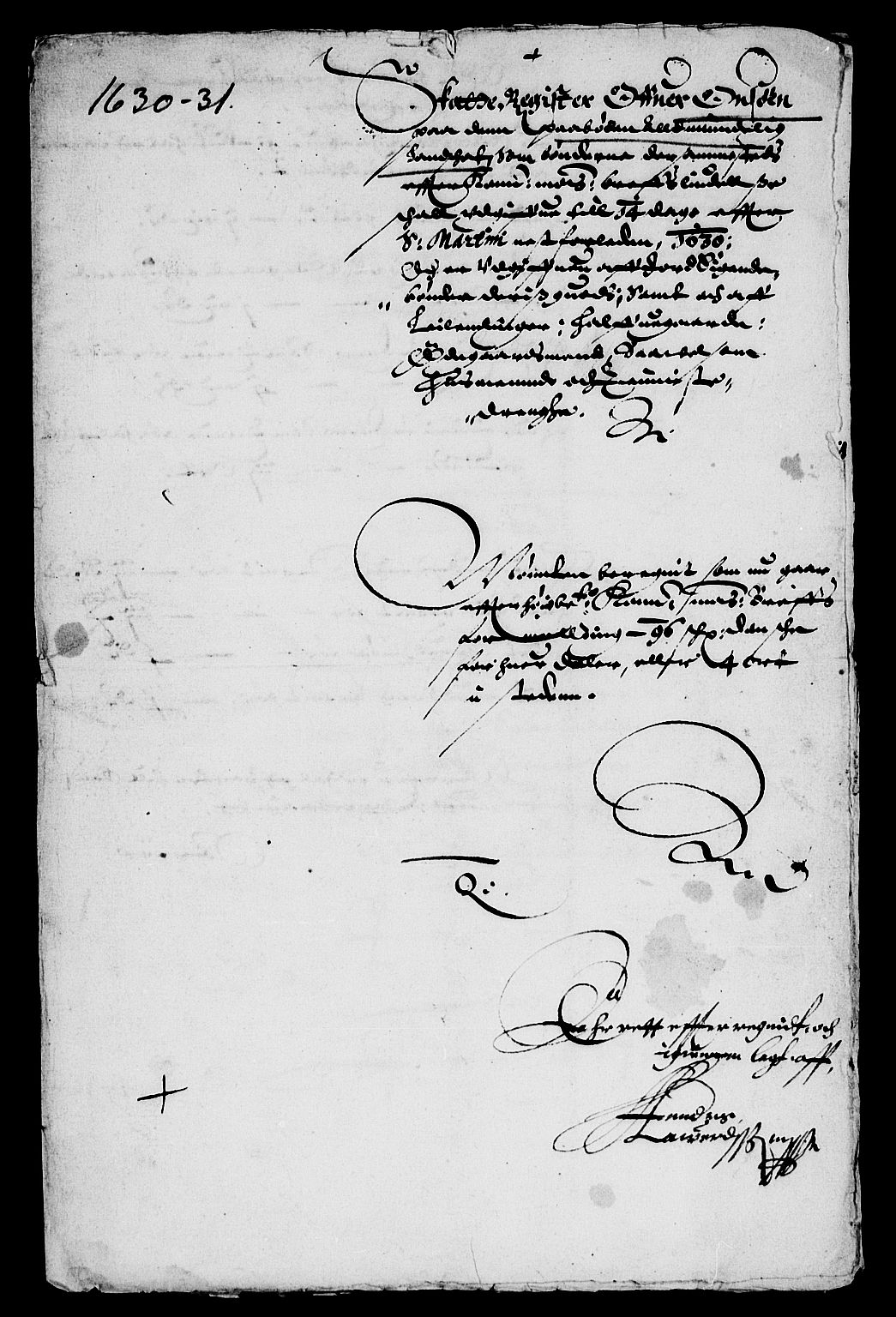 Rentekammeret inntil 1814, Reviderte regnskaper, Lensregnskaper, AV/RA-EA-5023/R/Rb/Rba/L0102: Akershus len, 1630