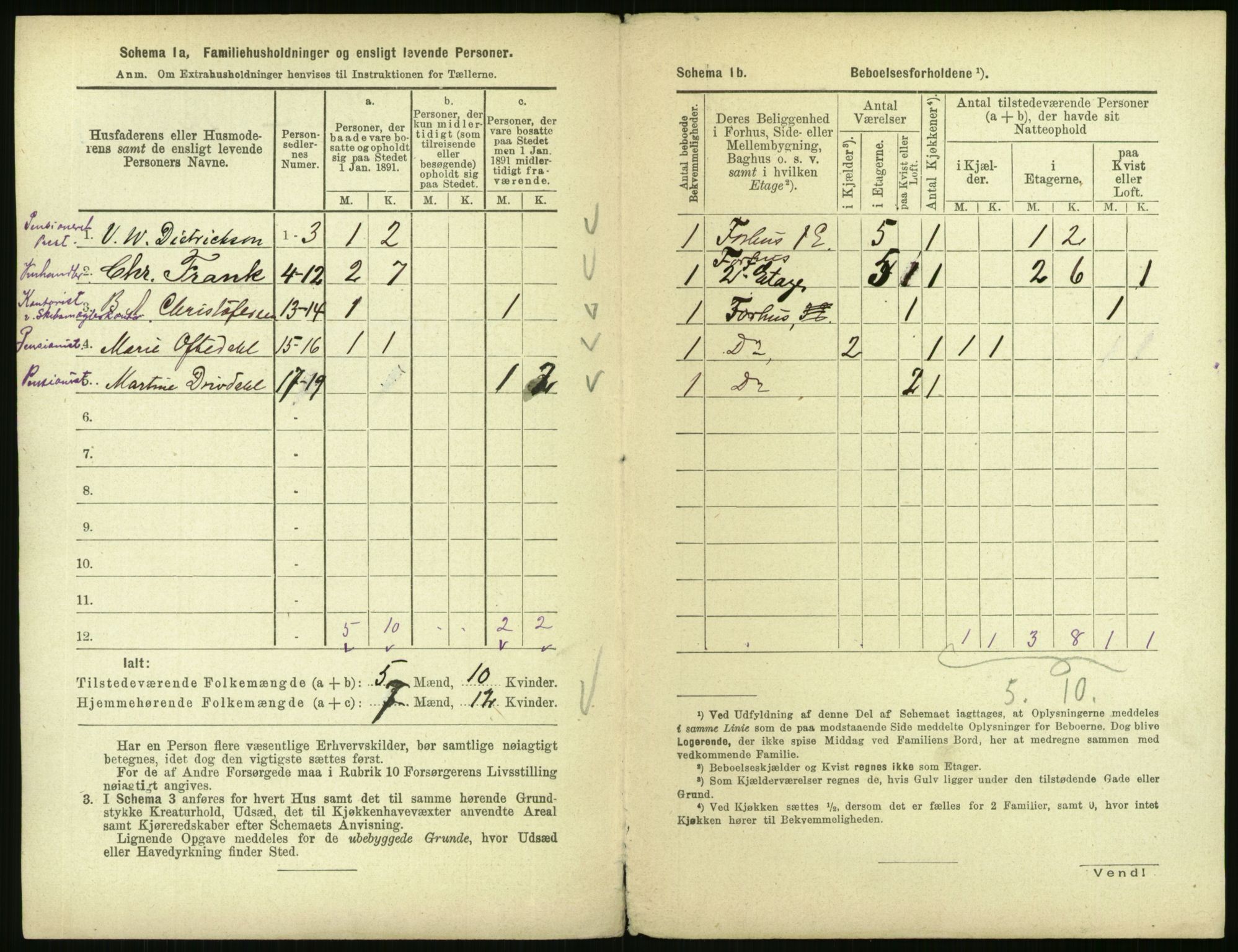 RA, 1891 census for 0301 Kristiania, 1891, p. 28970