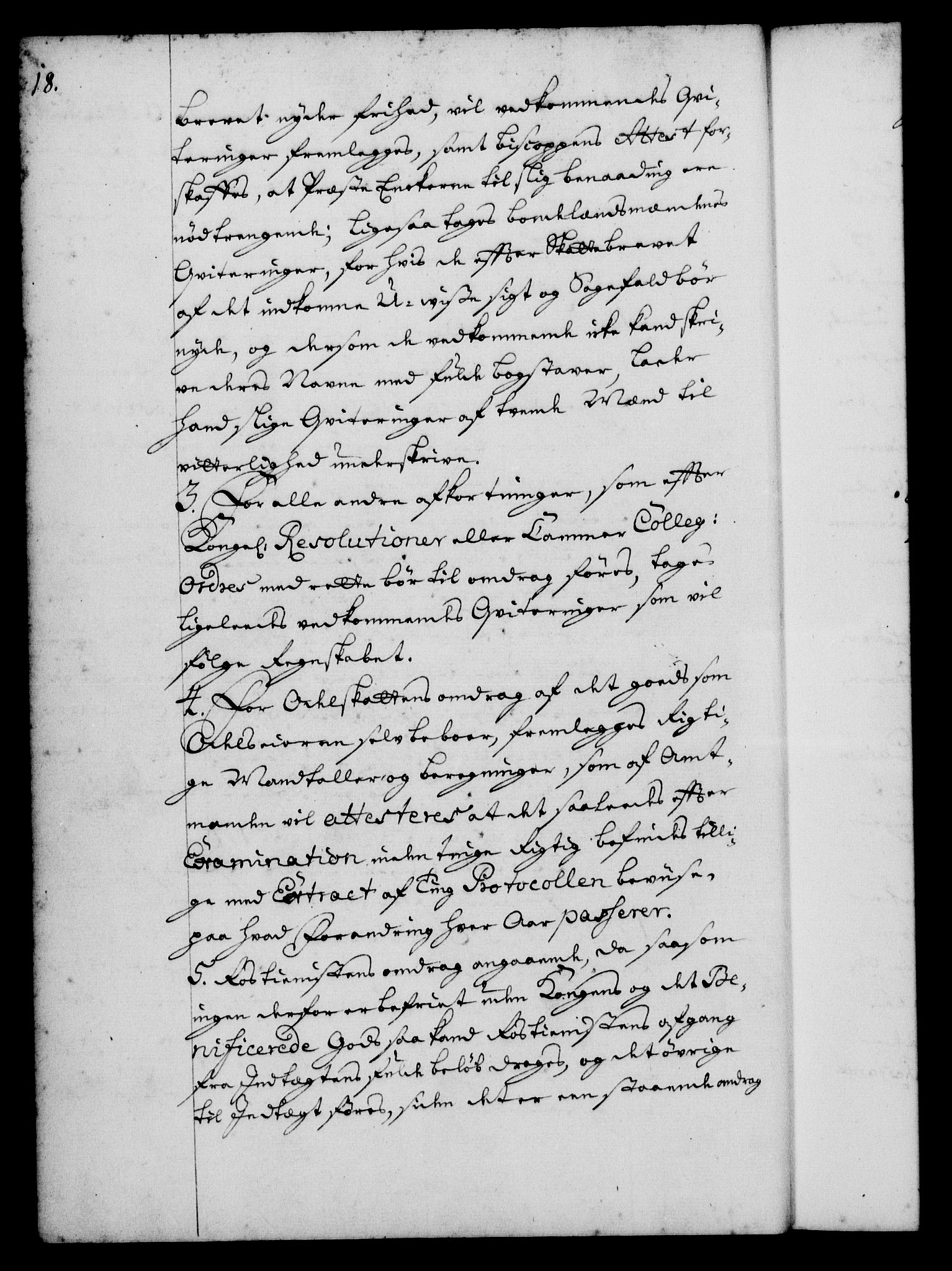 Rentekammeret, Kammerkanselliet, RA/EA-3111/G/Gg/Ggi/L0001: Norsk instruksjonsprotokoll med register (merket RK 53.34), 1720-1729, p. 18