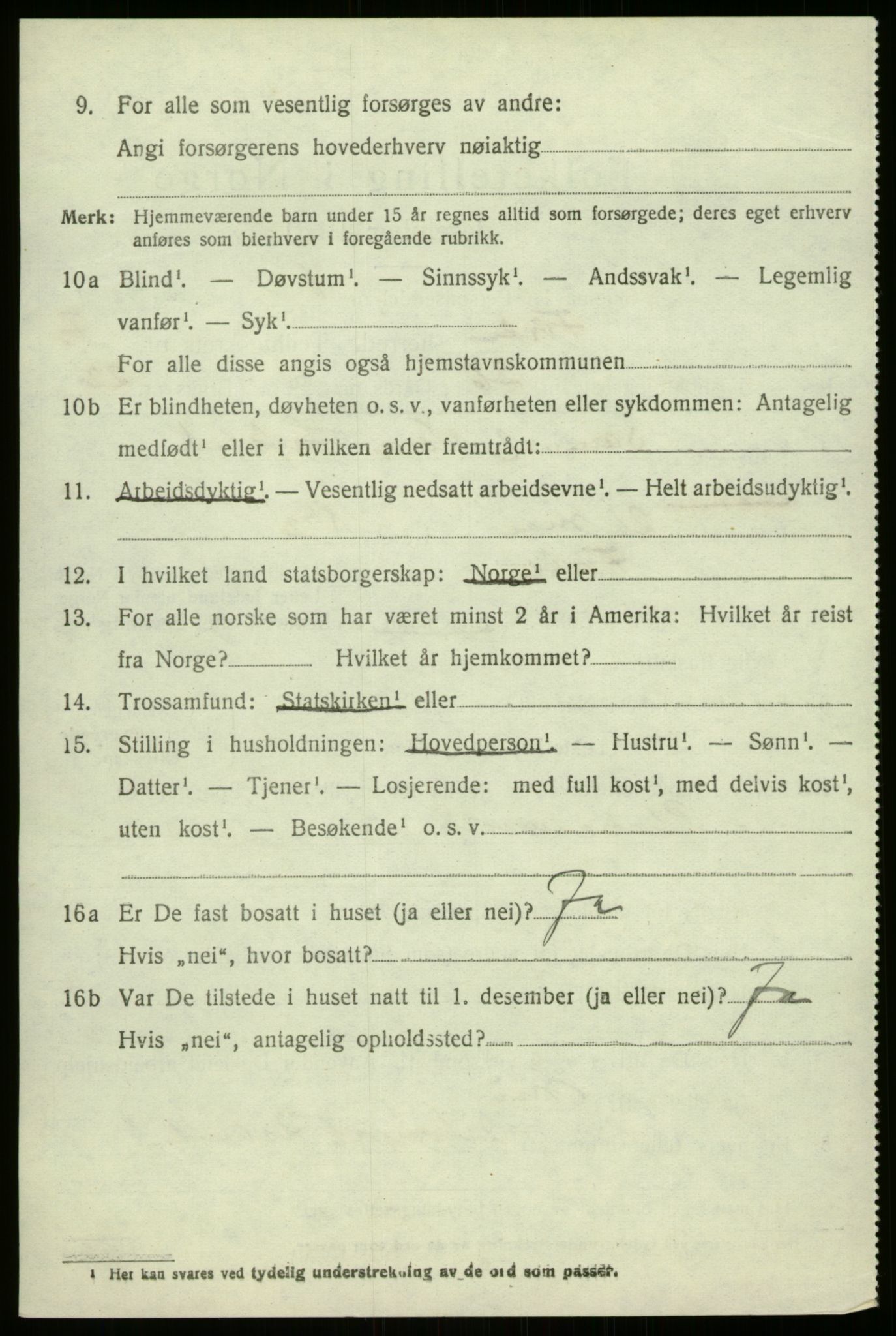 SAB, 1920 census for Førde, 1920, p. 6079