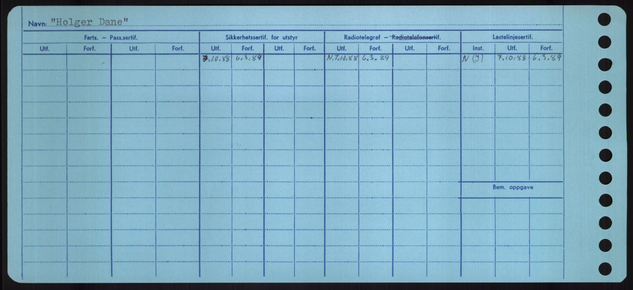 Sjøfartsdirektoratet med forløpere, Skipsmålingen, RA/S-1627/H/Hd/L0016: Fartøy, Hid-Holg, p. 170