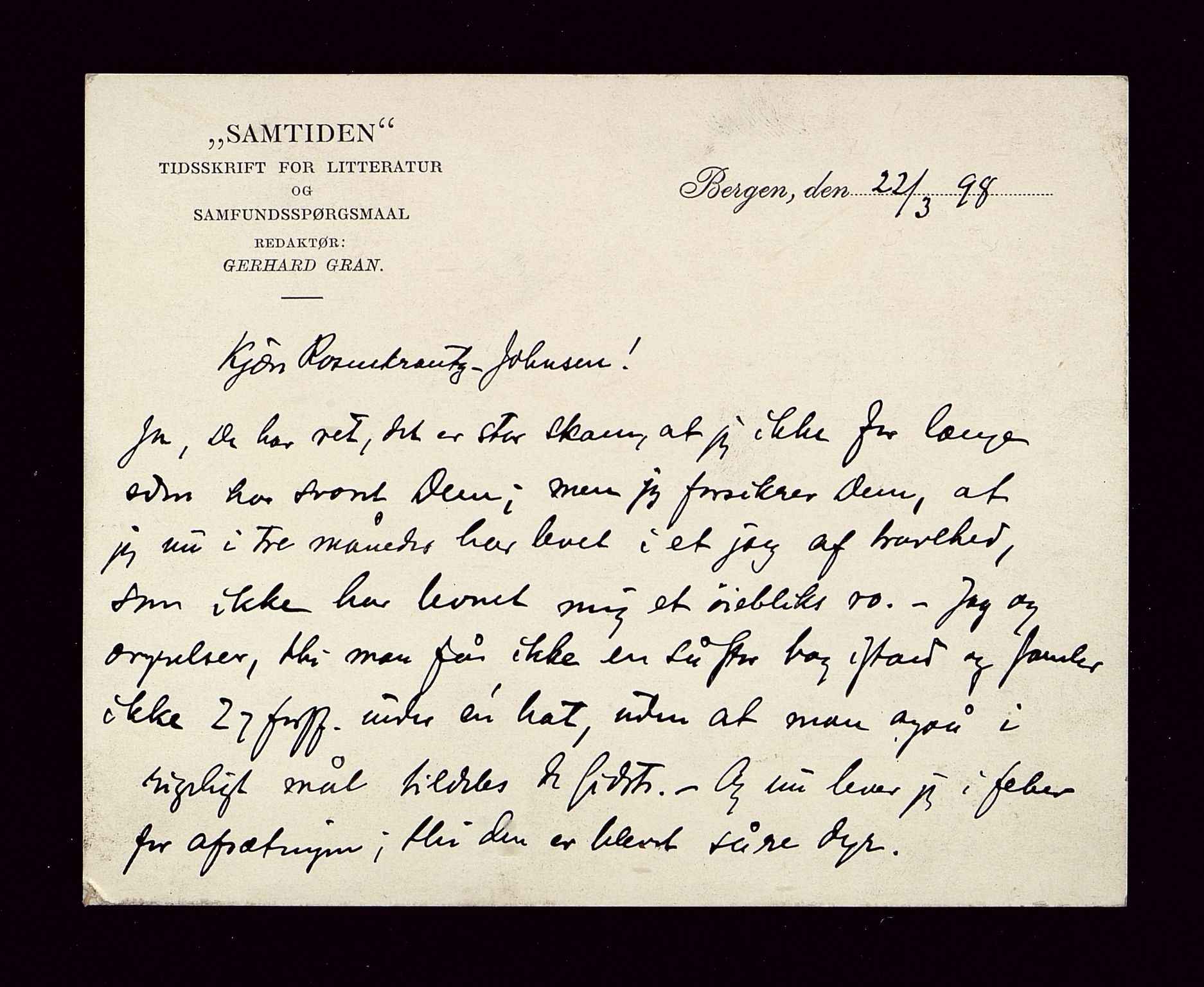 Øvre Amla, gnr. 106, VLFK/SFF-2013149/E/Ea/L0001/0053: A-G / Gran, Gerhard v.d. Lippe (1856- Professor, litteraturhistoriker), 1893-1898