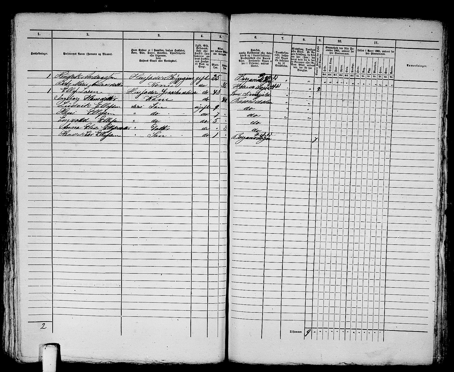 RA, 1865 census for Ålesund, 1865, p. 456