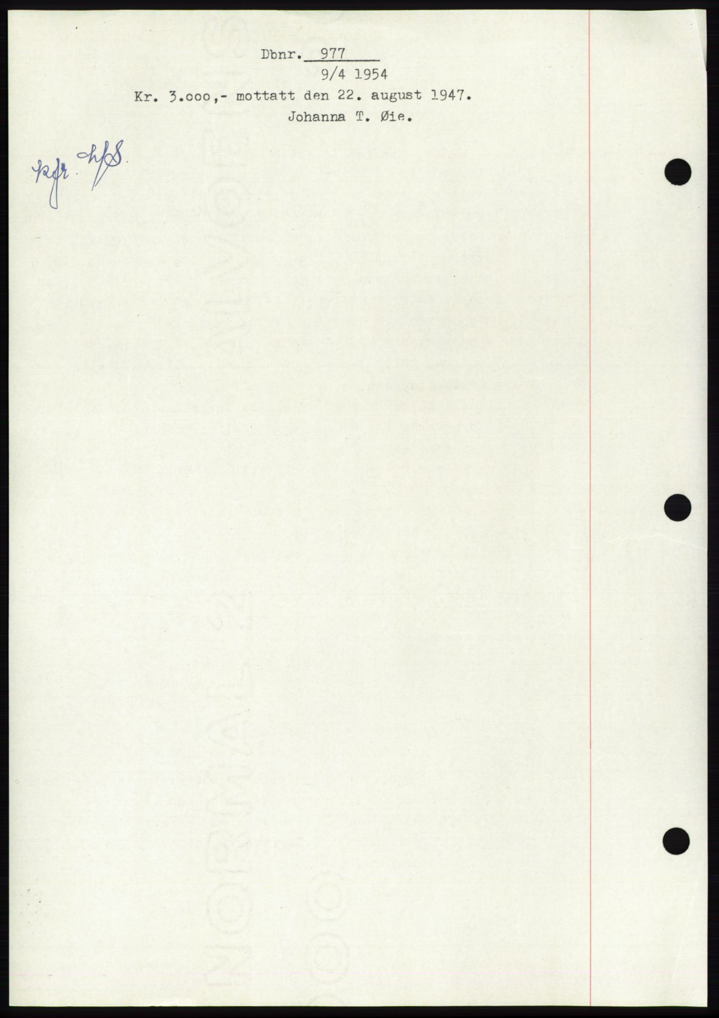 Namdal sorenskriveri, SAT/A-4133/1/2/2C: Mortgage book no. -, 1916-1921, Deed date: 05.11.1921