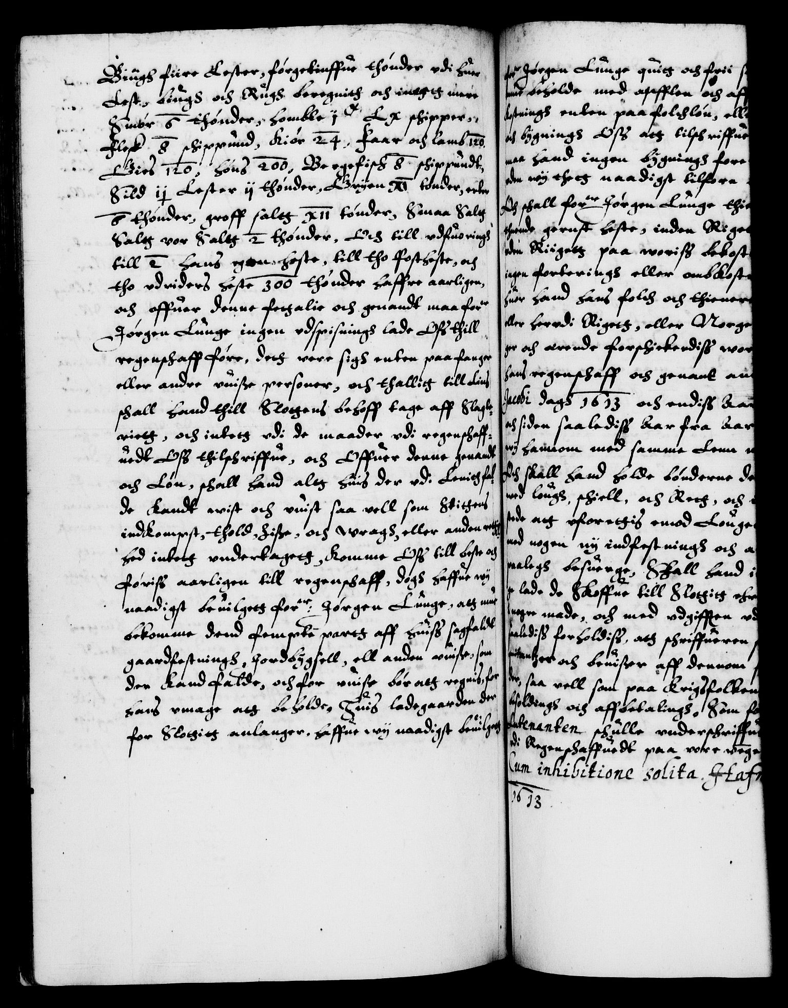 Danske Kanselli 1572-1799, AV/RA-EA-3023/F/Fc/Fca/Fcaa/L0003: Norske registre (mikrofilm), 1596-1616, p. 421b