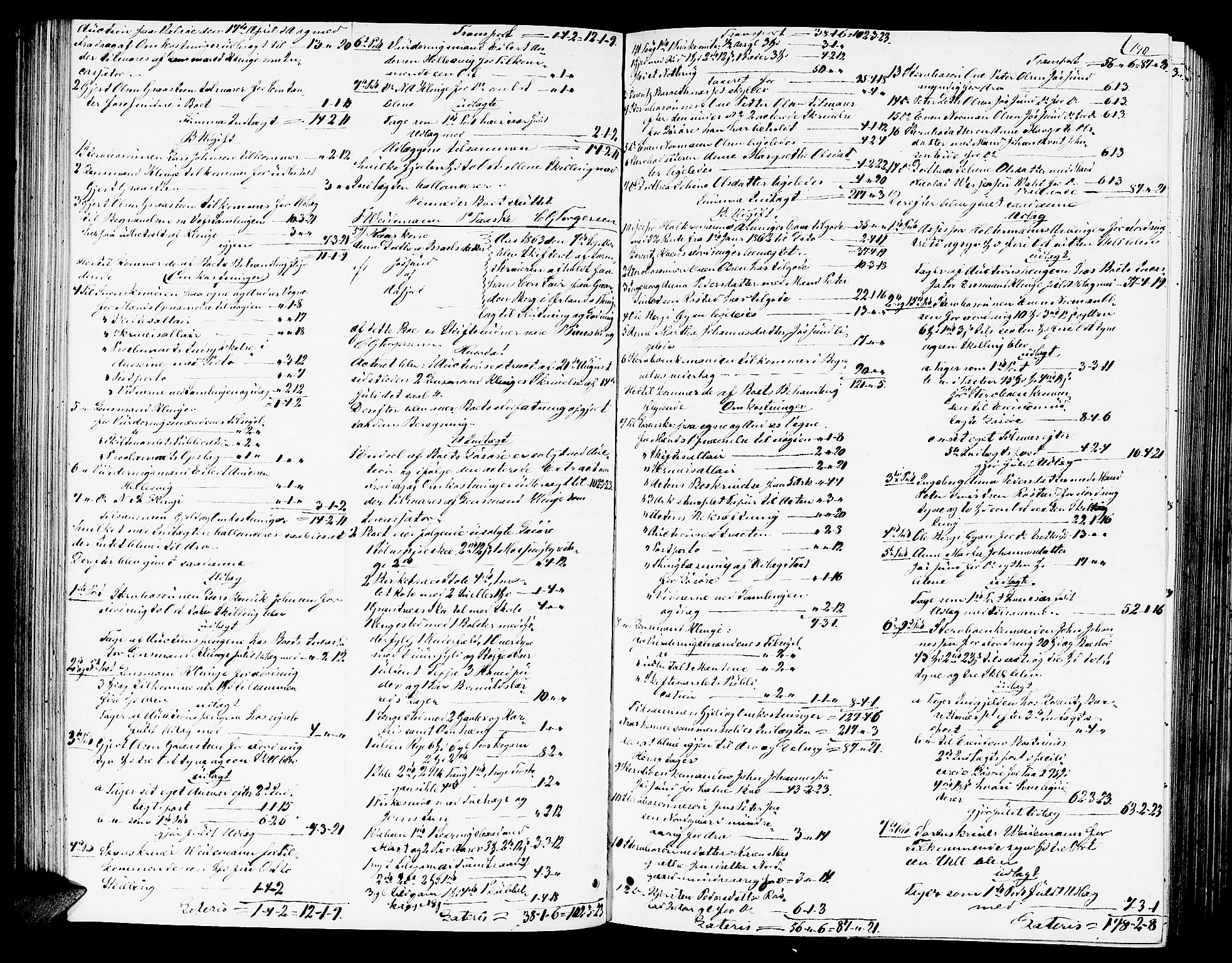 Fosen sorenskriveri, AV/SAT-A-1107/1/3/3A/L0024: Skifteutlodningsprotokoll nr. 3, 1861-1867, p. 140