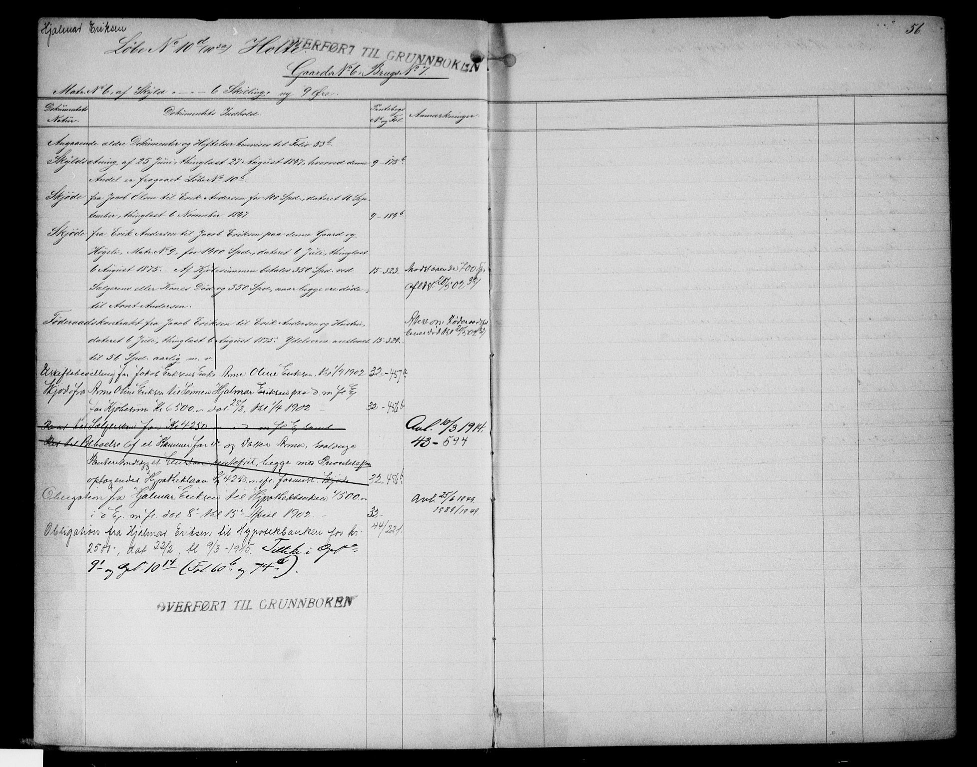 Onsøy sorenskriveri, AV/SAO-A-10474/G/Gb/Gbc/L0001a: Mortgage register no. III 1a, 1887, p. 56