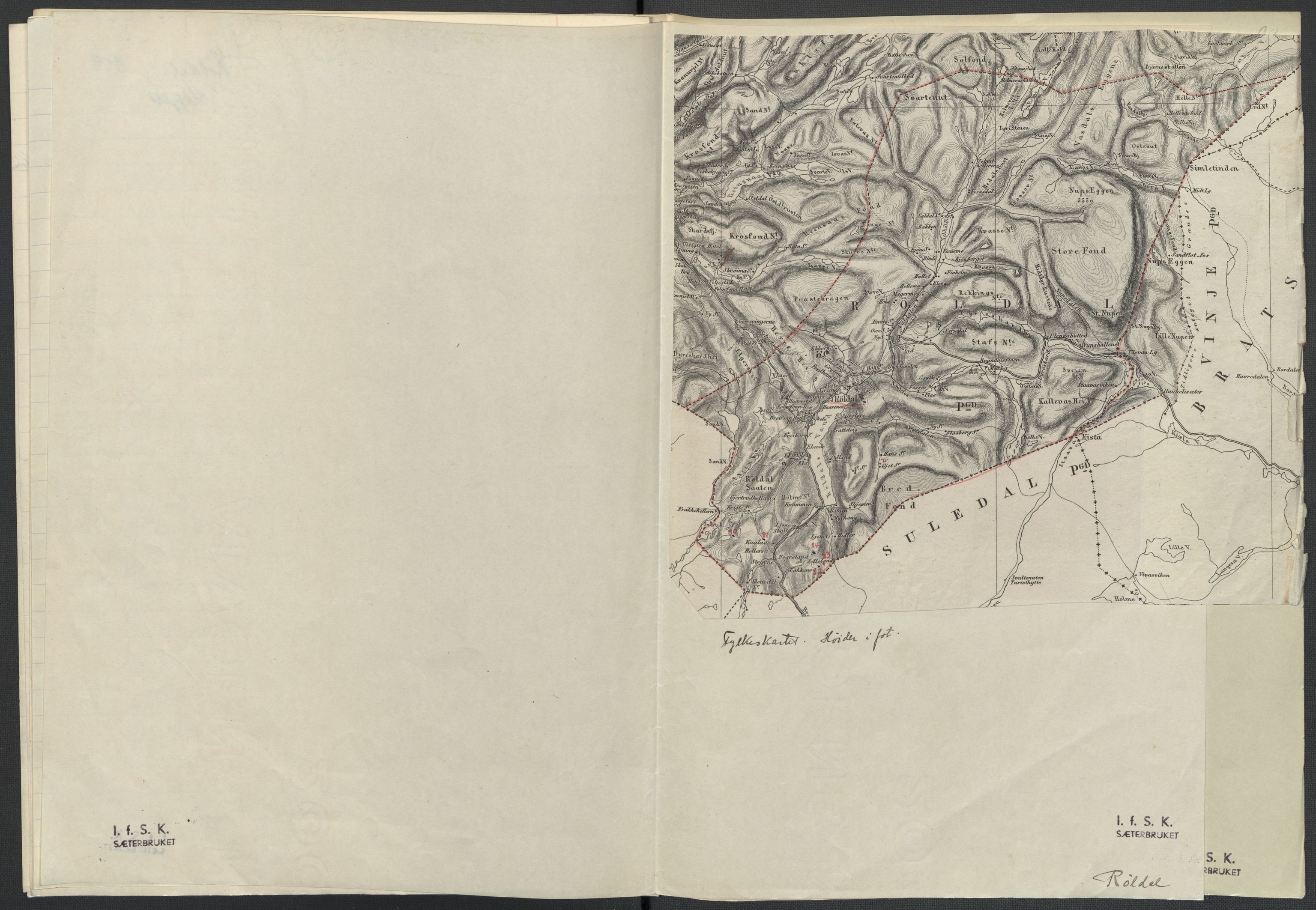 Instituttet for sammenlignende kulturforskning, AV/RA-PA-0424/F/Fc/L0010/0002: Eske B10: / Hordaland (perm XXVI), 1932-1935