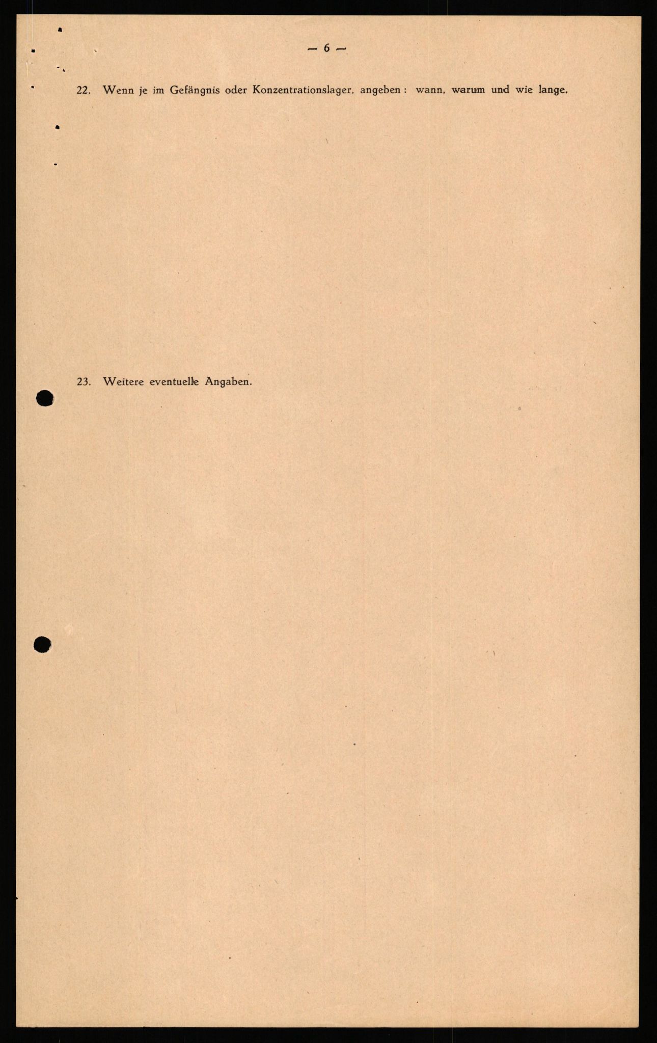 Forsvaret, Forsvarets overkommando II, RA/RAFA-3915/D/Db/L0034: CI Questionaires. Tyske okkupasjonsstyrker i Norge. Tyskere., 1945-1946, p. 284