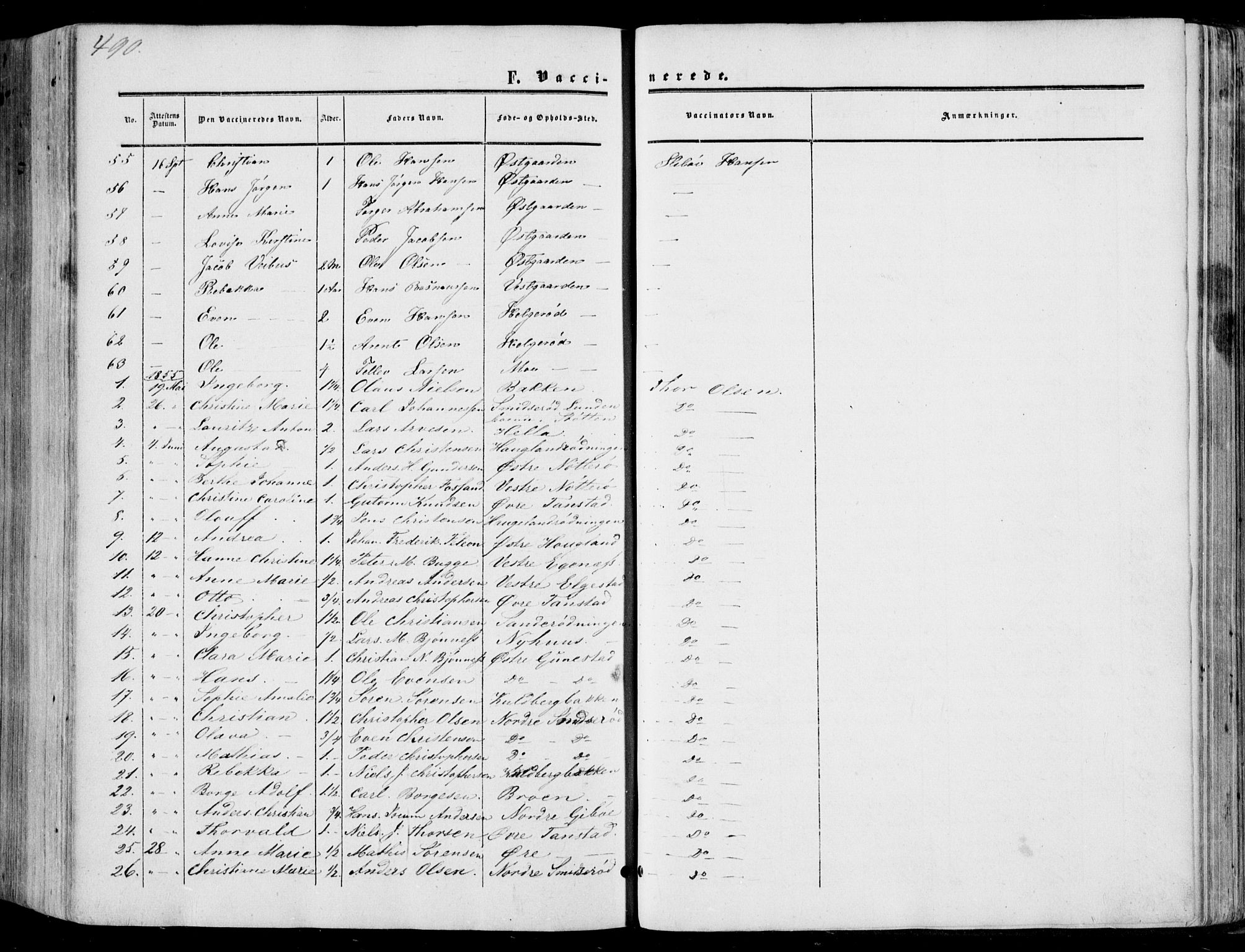 Nøtterøy kirkebøker, AV/SAKO-A-354/F/Fa/L0006: Parish register (official) no. I 6, 1852-1864, p. 490