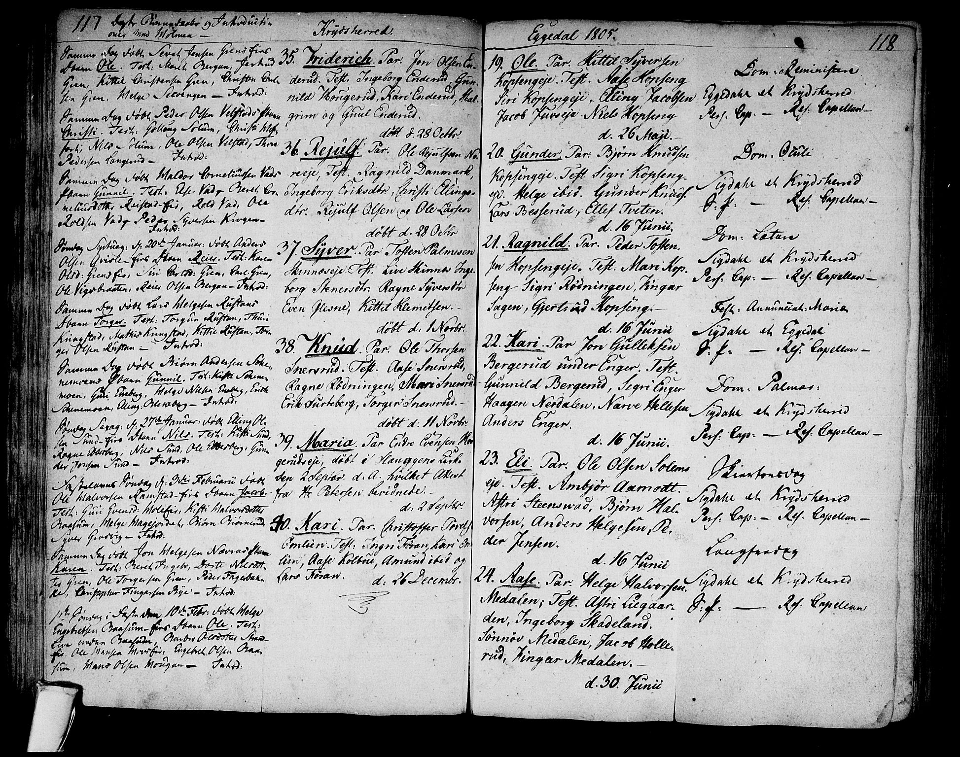 Sigdal kirkebøker, AV/SAKO-A-245/F/Fa/L0003: Parish register (official) no. I 3, 1793-1811, p. 117-118