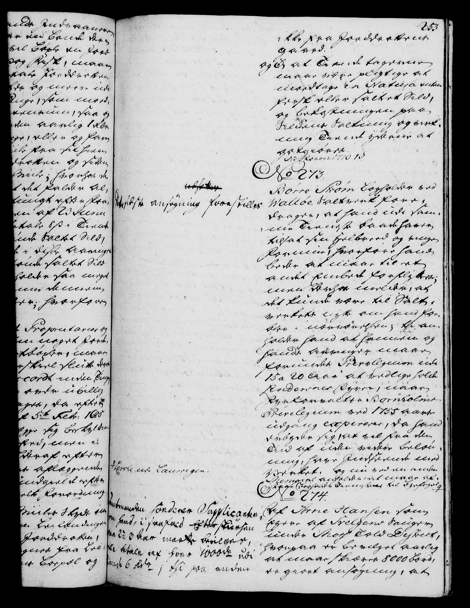 Rentekammeret, Kammerkanselliet, RA/EA-3111/G/Gh/Gha/L0031: Norsk ekstraktmemorialprotokoll (merket RK 53.76), 1751-1753, p. 253
