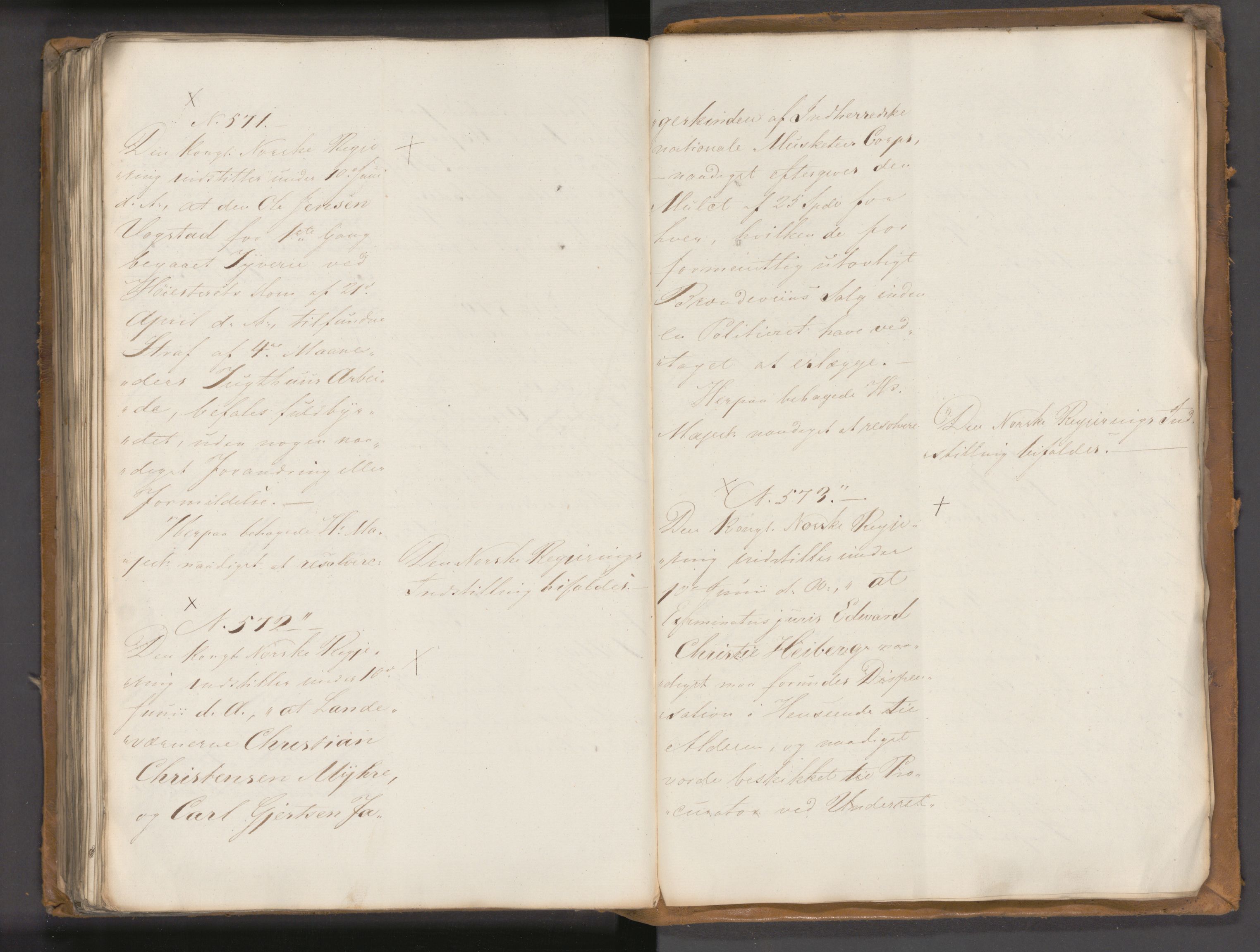 Statsrådssekretariatet, AV/RA-S-1001/A/Ab/L0020: Kgl. res. nr. 1-579, 1. halvår, 1825