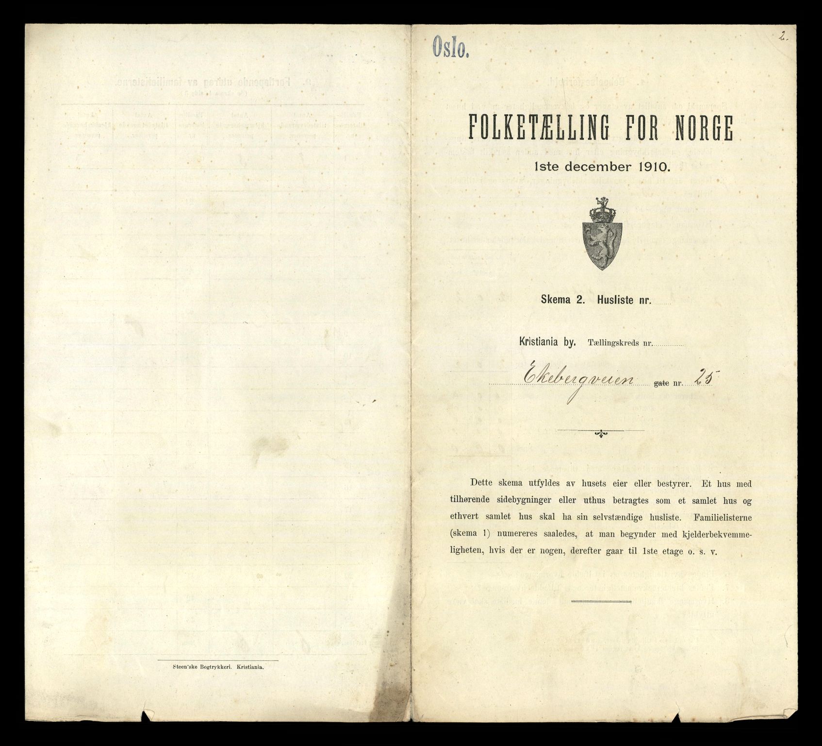 RA, 1910 census for Kristiania, 1910, p. 20189