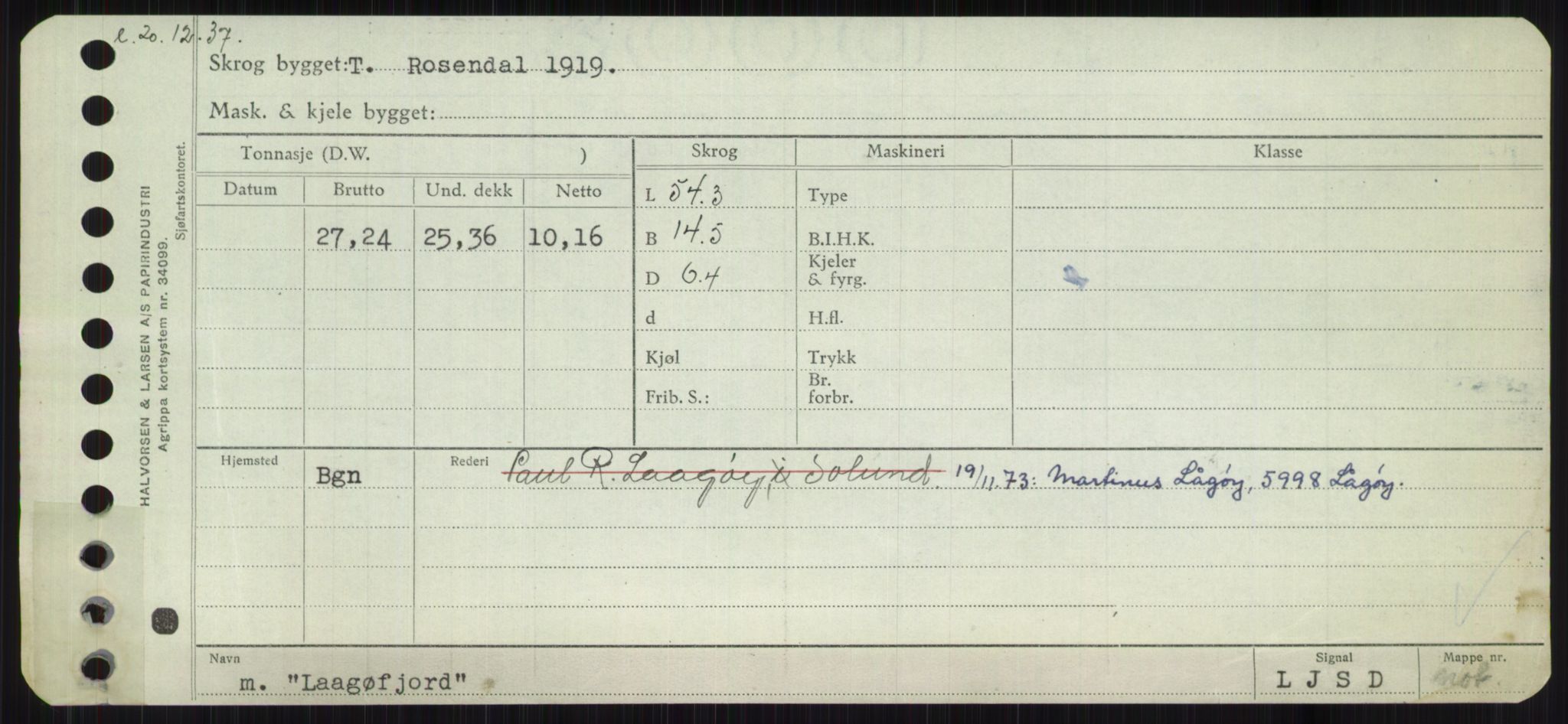 Sjøfartsdirektoratet med forløpere, Skipsmålingen, RA/S-1627/H/Ha/L0003/0002: Fartøy, Hilm-Mar / Fartøy, Kom-Mar, p. 781