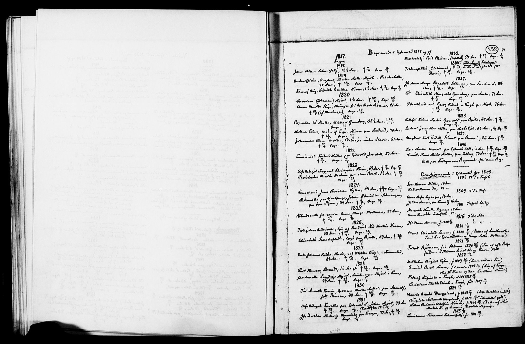 Eidsvoll prestekontor Kirkebøker, AV/SAO-A-10888/O/Oa/L0001: Other parish register no. 1, 1688-1856, p. 71