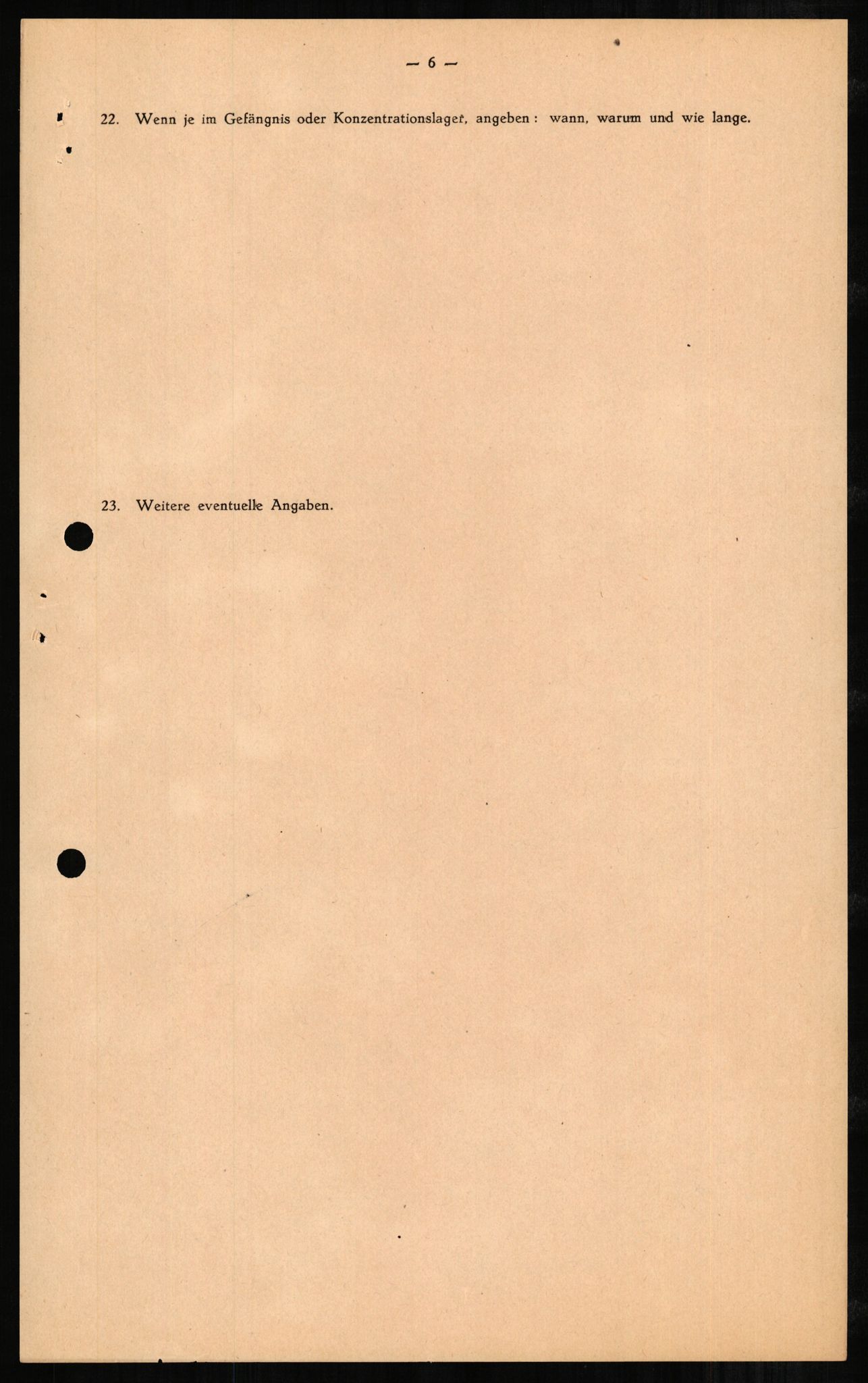 Forsvaret, Forsvarets overkommando II, AV/RA-RAFA-3915/D/Db/L0001: CI Questionaires. Tyske okkupasjonsstyrker i Norge. Tyskere., 1945-1946, p. 36