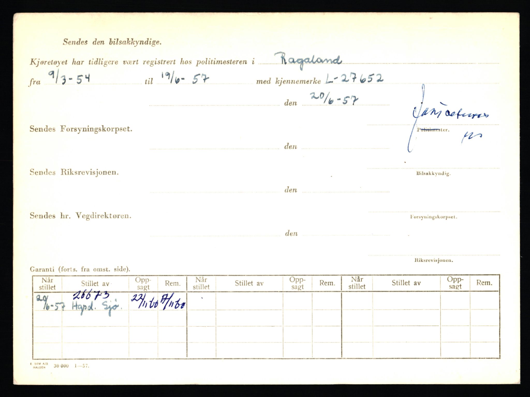 Stavanger trafikkstasjon, AV/SAST-A-101942/0/F/L0005: L-1350 - L-1699, 1930-1971, p. 1144