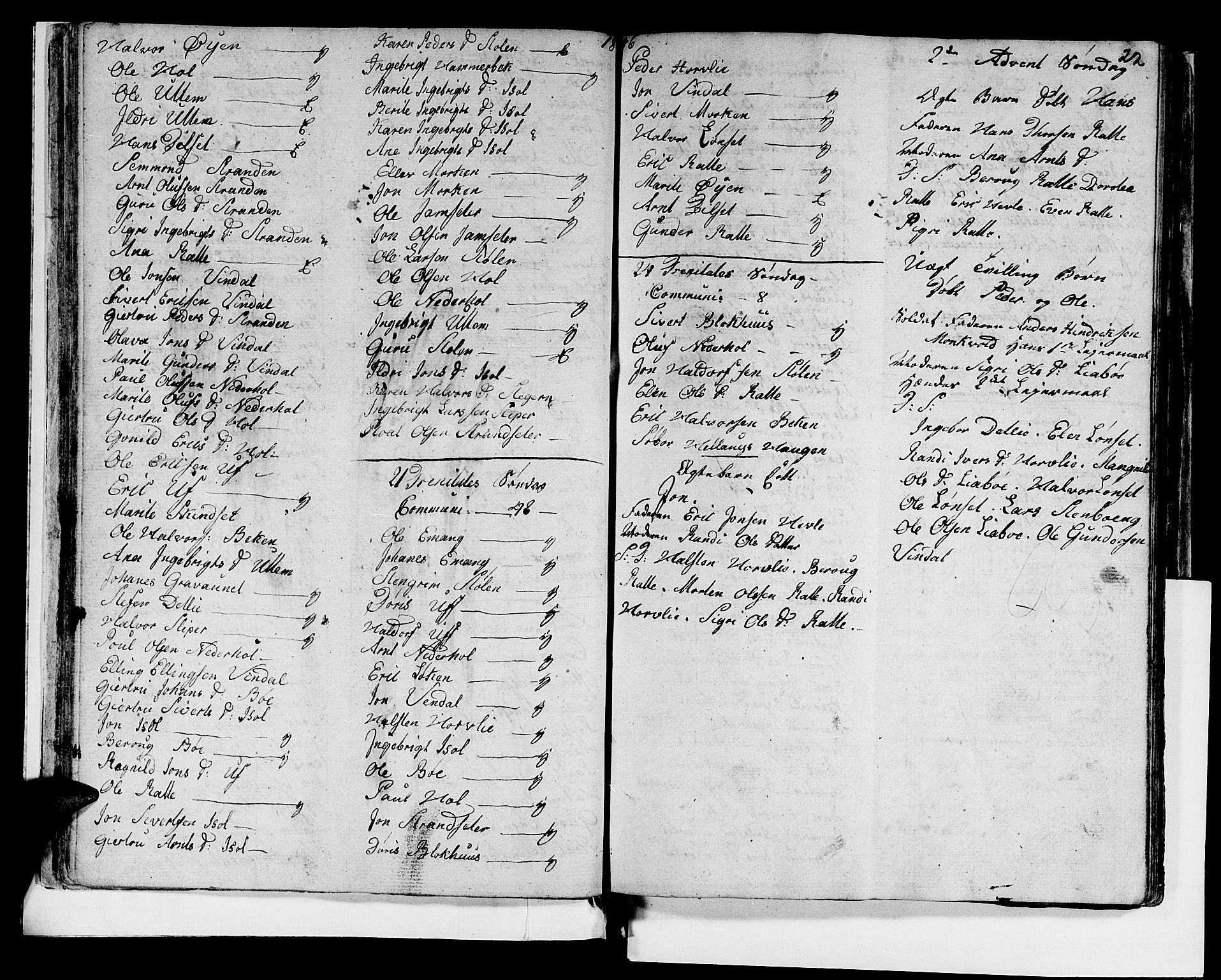 Ministerialprotokoller, klokkerbøker og fødselsregistre - Sør-Trøndelag, SAT/A-1456/679/L0921: Parish register (copy) no. 679C01, 1792-1840, p. 22