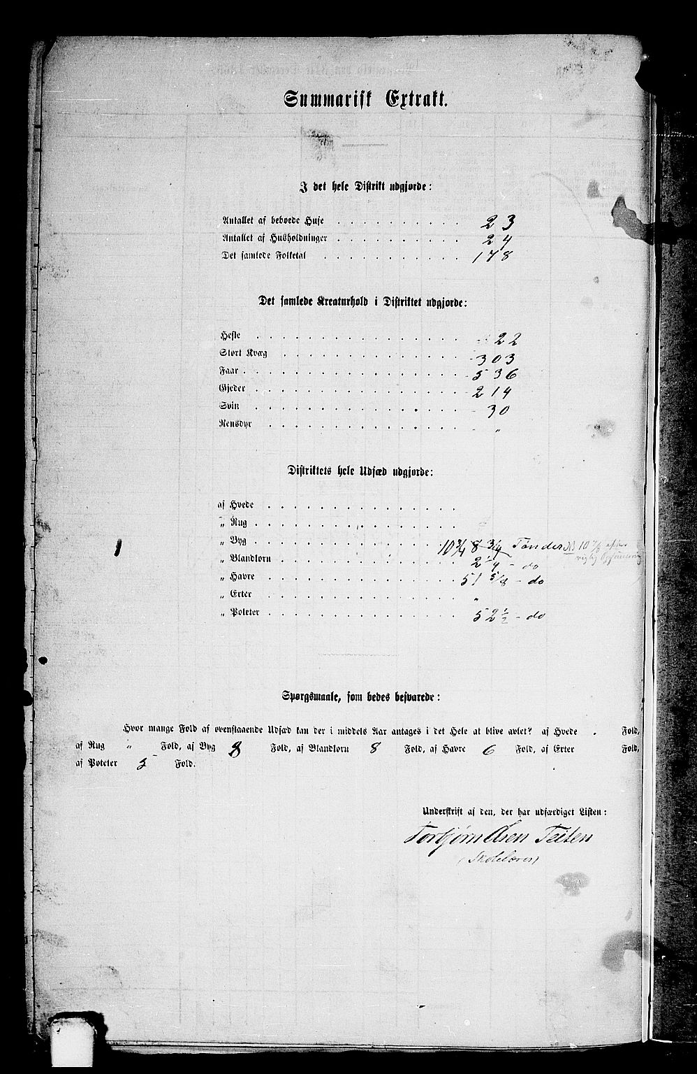 RA, 1865 census for Gloppen, 1865, p. 202