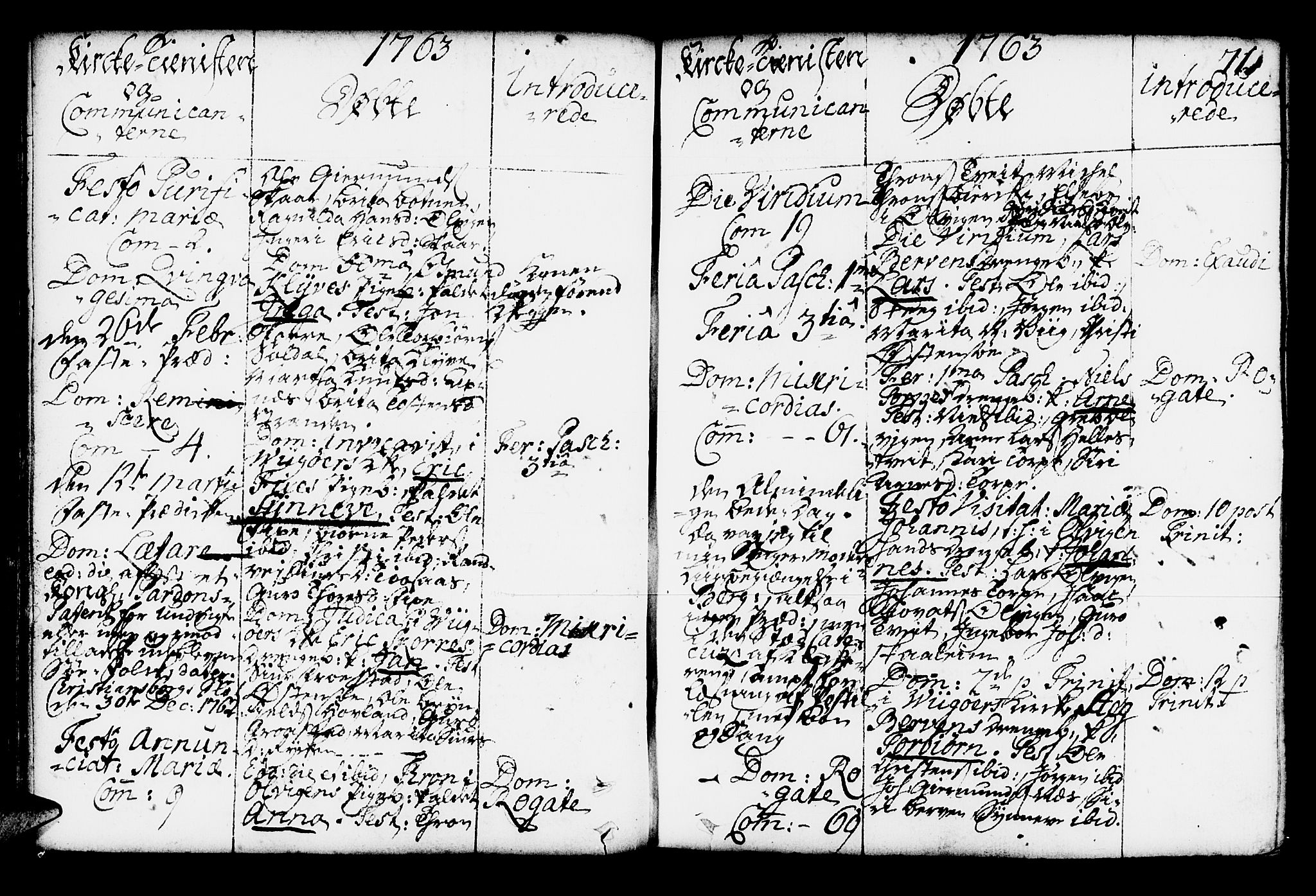 Kvam sokneprestembete, AV/SAB-A-76201/H/Haa: Parish register (official) no. A 4, 1743-1795, p. 71