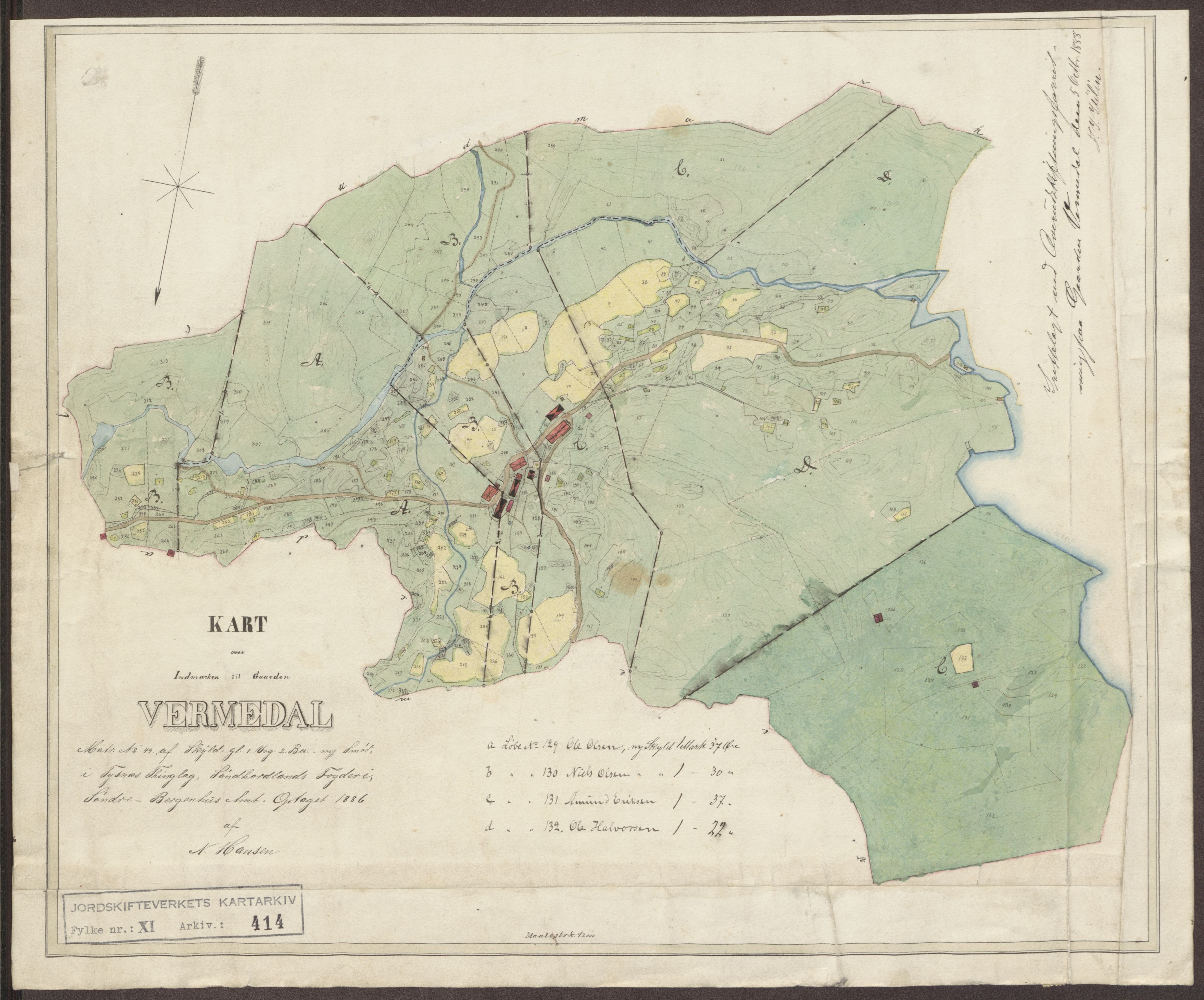 Jordskifteverkets kartarkiv, AV/RA-S-3929/T, 1859-1988, p. 520