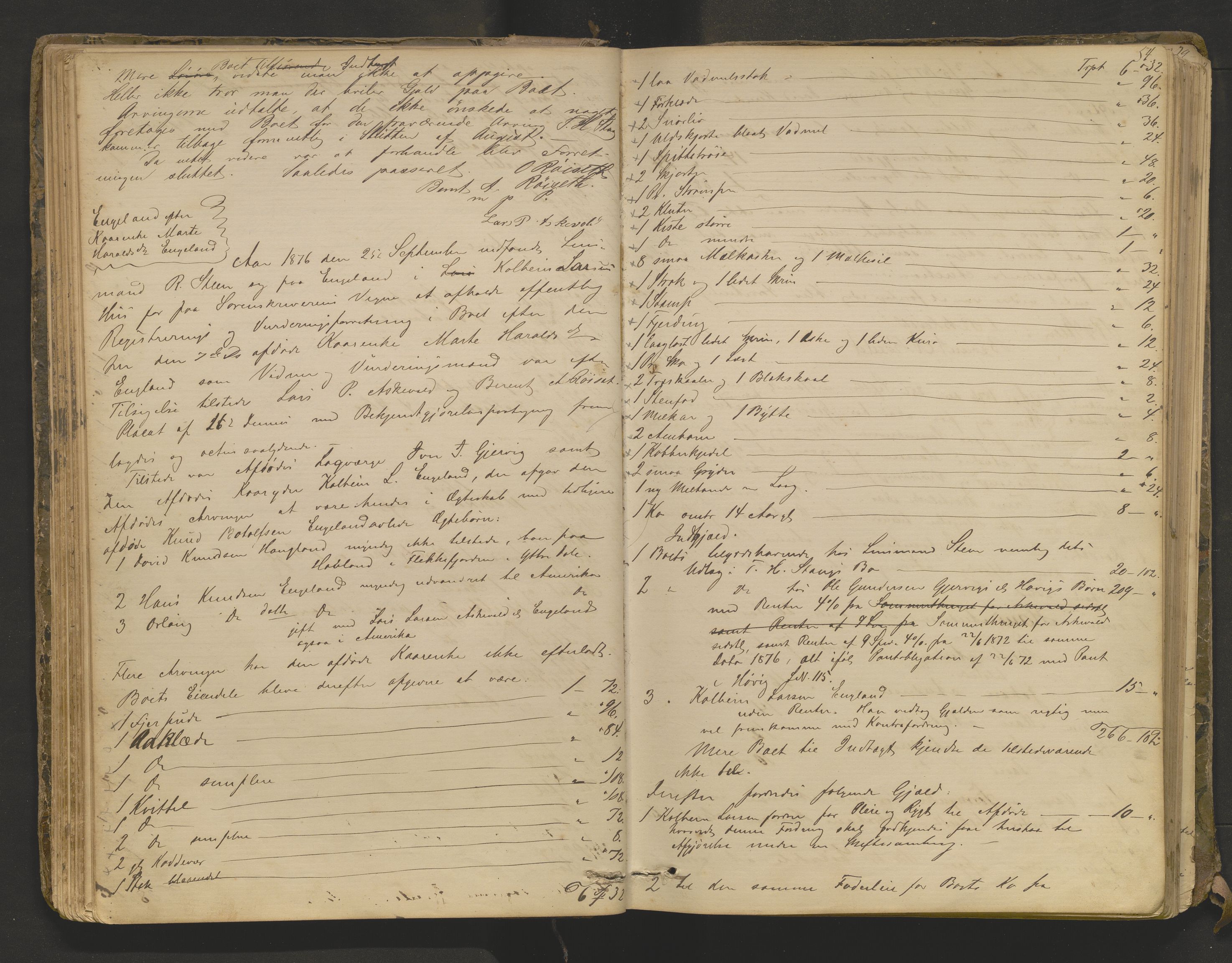 Lensmannen i Askvoll, AV/SAB-A-26301/0006/L0003: Registreringsprotokoll, 1869-1904, p. 53b-54a
