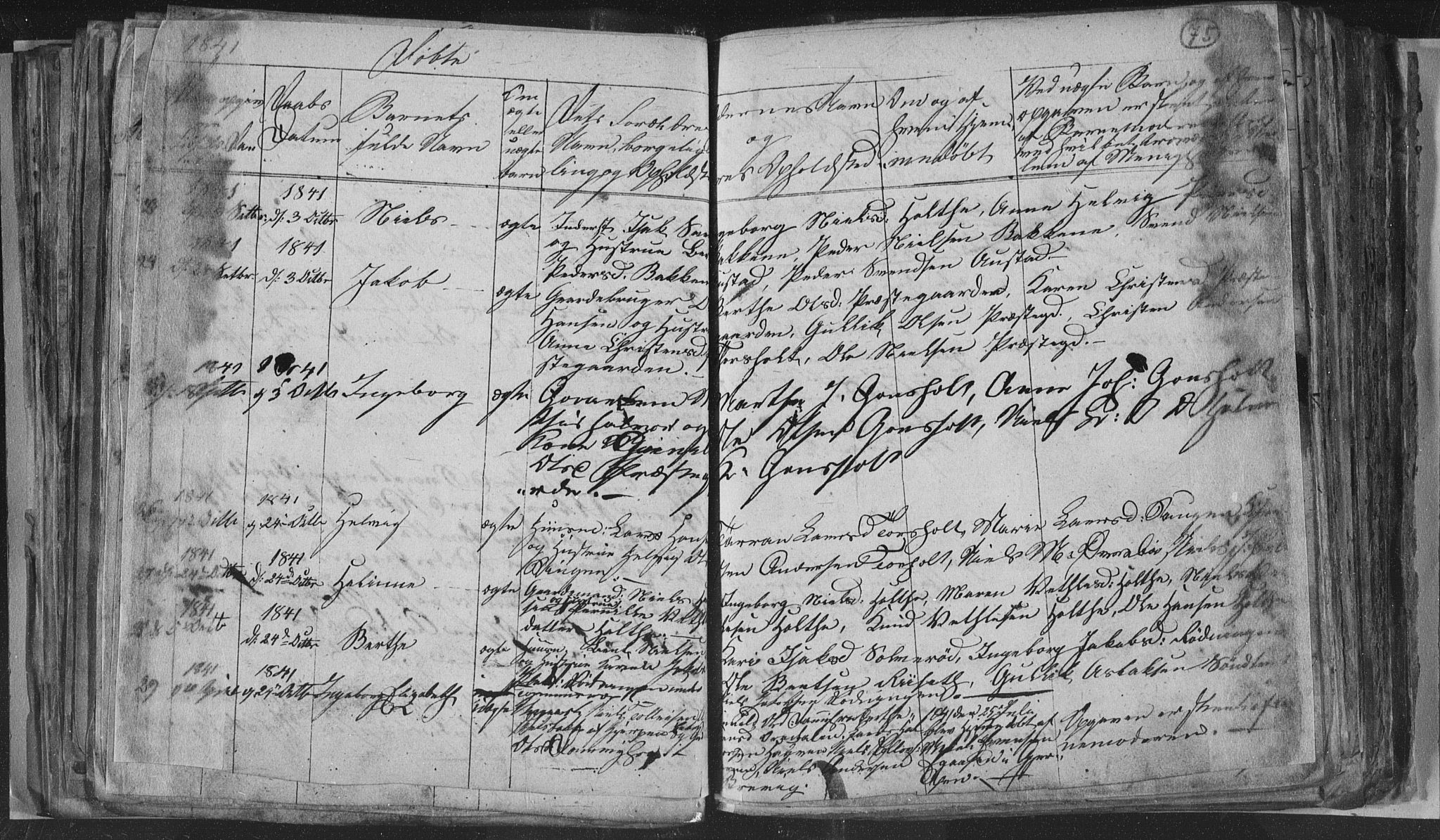 Siljan kirkebøker, SAKO/A-300/G/Ga/L0001: Parish register (copy) no. 1, 1827-1847, p. 75