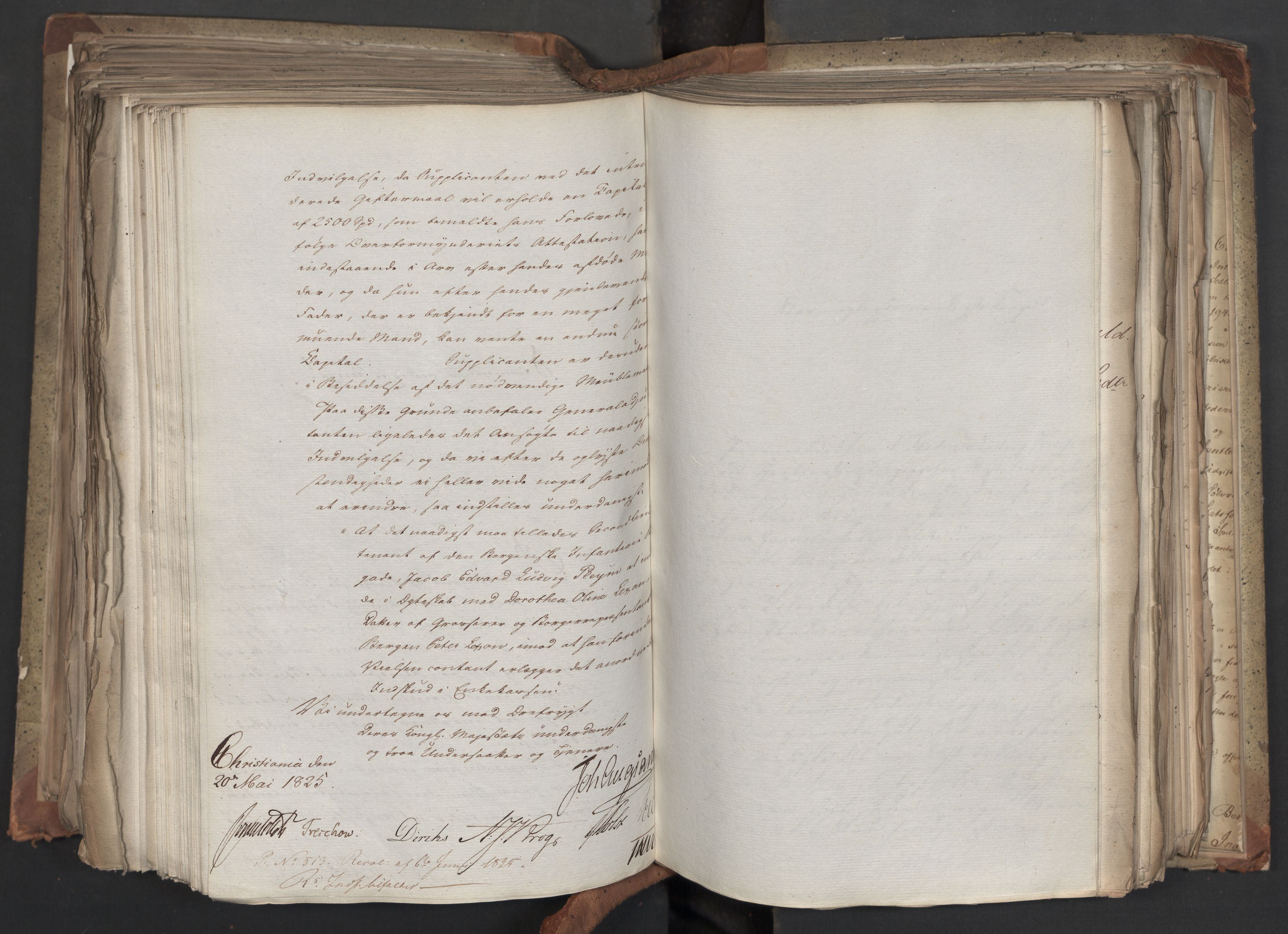 Statsrådsavdelingen i Stockholm, AV/RA-S-1003/D/Da/L0042: Regjeringsinnstillinger nr. 2467-2705, 1825, p. 402