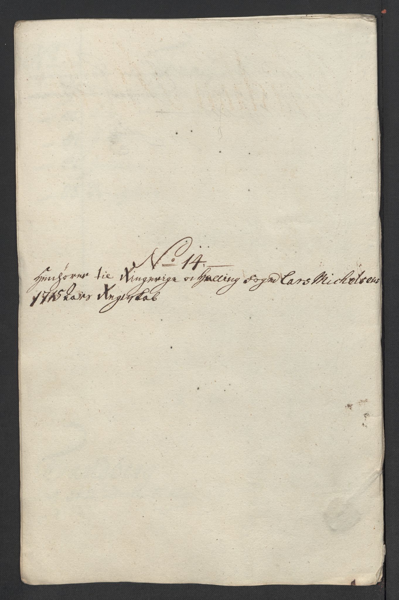 Rentekammeret inntil 1814, Reviderte regnskaper, Fogderegnskap, RA/EA-4092/R23/L1473: Fogderegnskap Ringerike og Hallingdal, 1715, p. 185