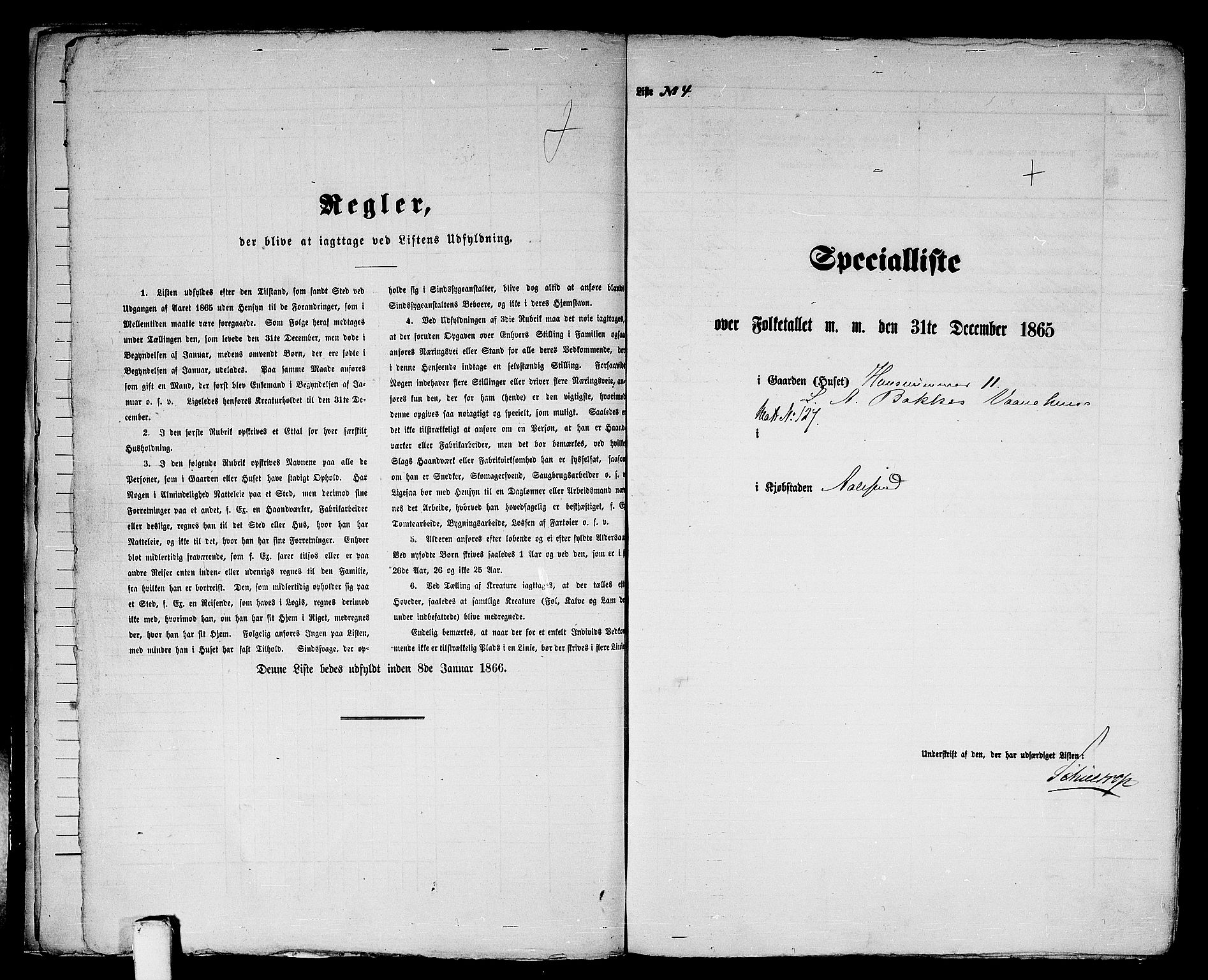 RA, 1865 census for Ålesund, 1865, p. 14