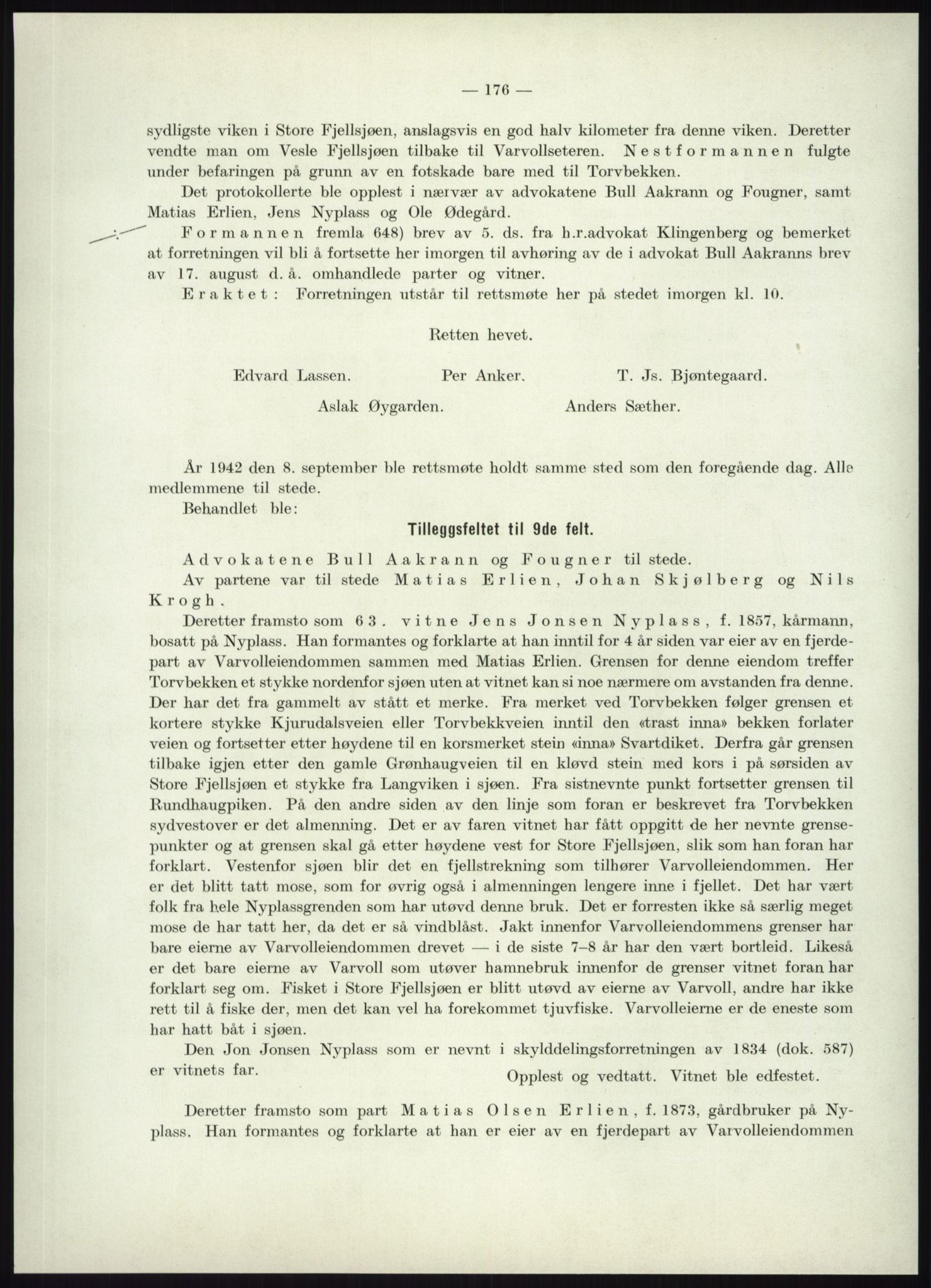 Høyfjellskommisjonen, AV/RA-S-1546/X/Xa/L0001: Nr. 1-33, 1909-1953, p. 4452