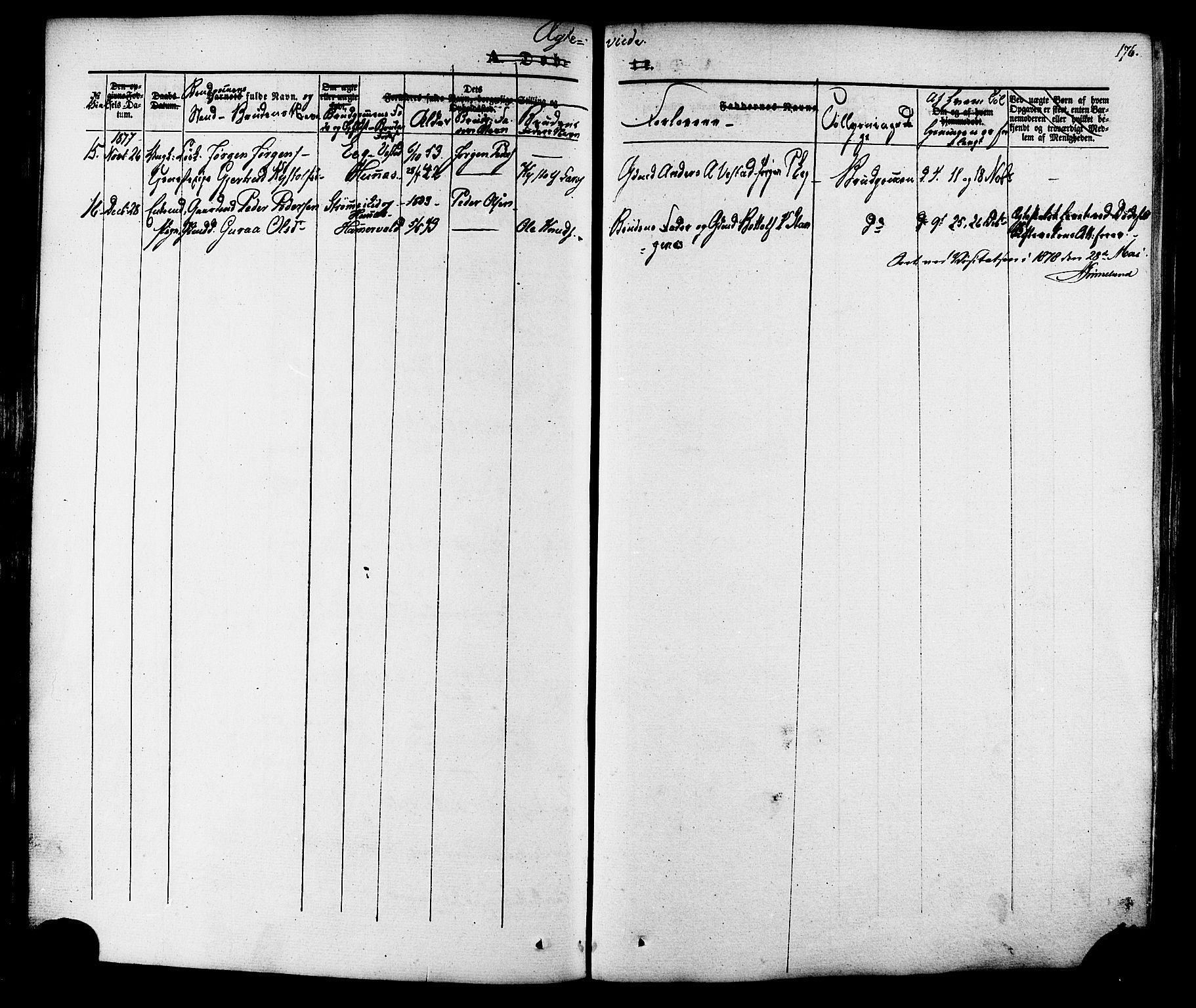 Ministerialprotokoller, klokkerbøker og fødselsregistre - Møre og Romsdal, AV/SAT-A-1454/547/L0603: Parish register (official) no. 547A05, 1846-1877, p. 176