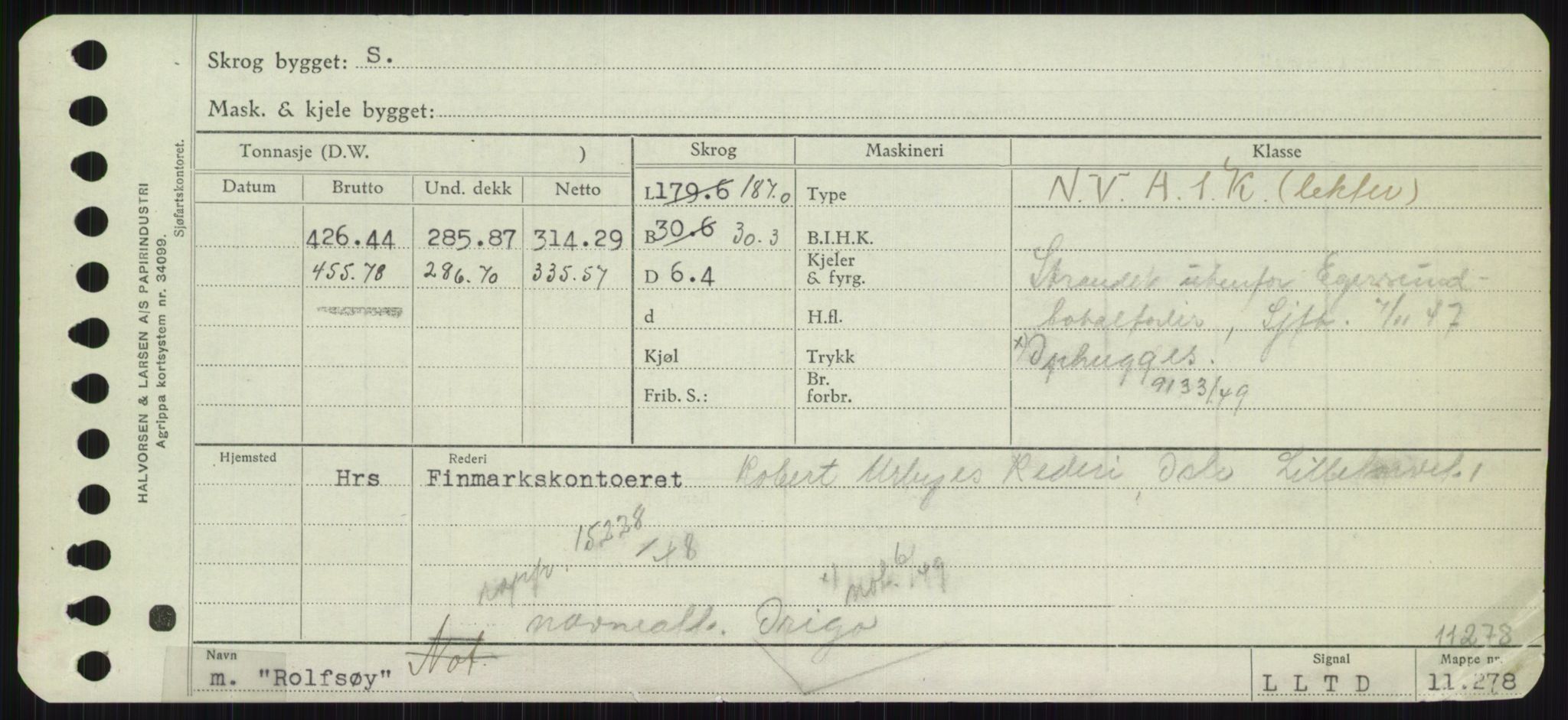 Sjøfartsdirektoratet med forløpere, Skipsmålingen, AV/RA-S-1627/H/Ha/L0004/0002: Fartøy, Mas-R / Fartøy, Odin-R, p. 799