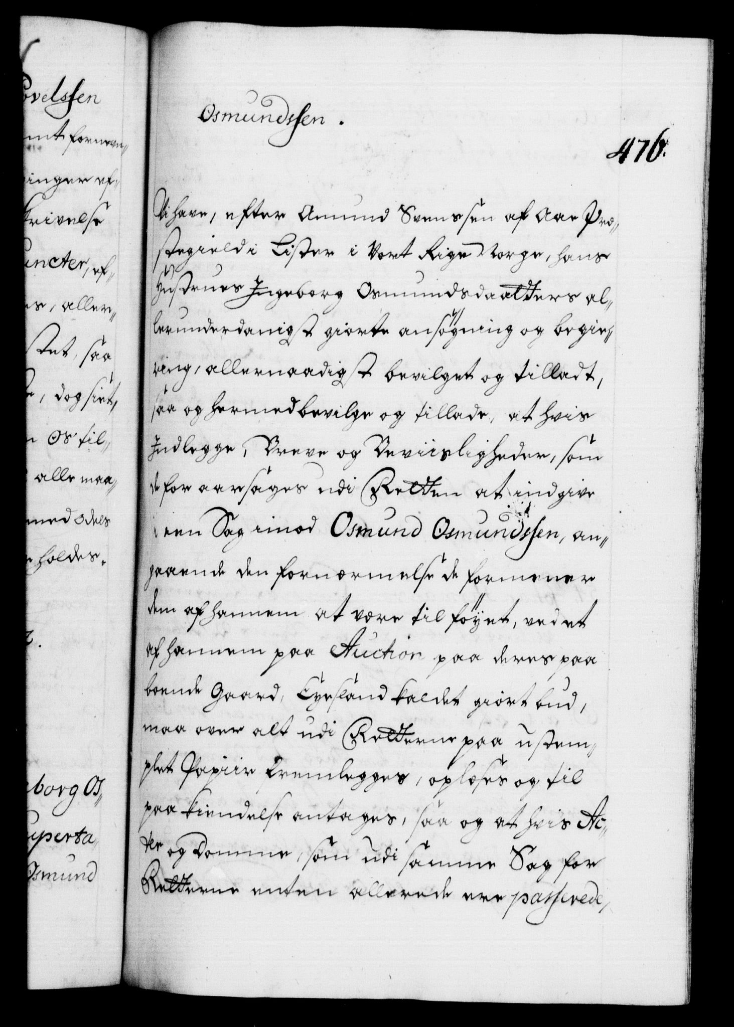 Danske Kanselli 1572-1799, RA/EA-3023/F/Fc/Fca/Fcaa/L0023: Norske registre, 1720-1722, p. 476a