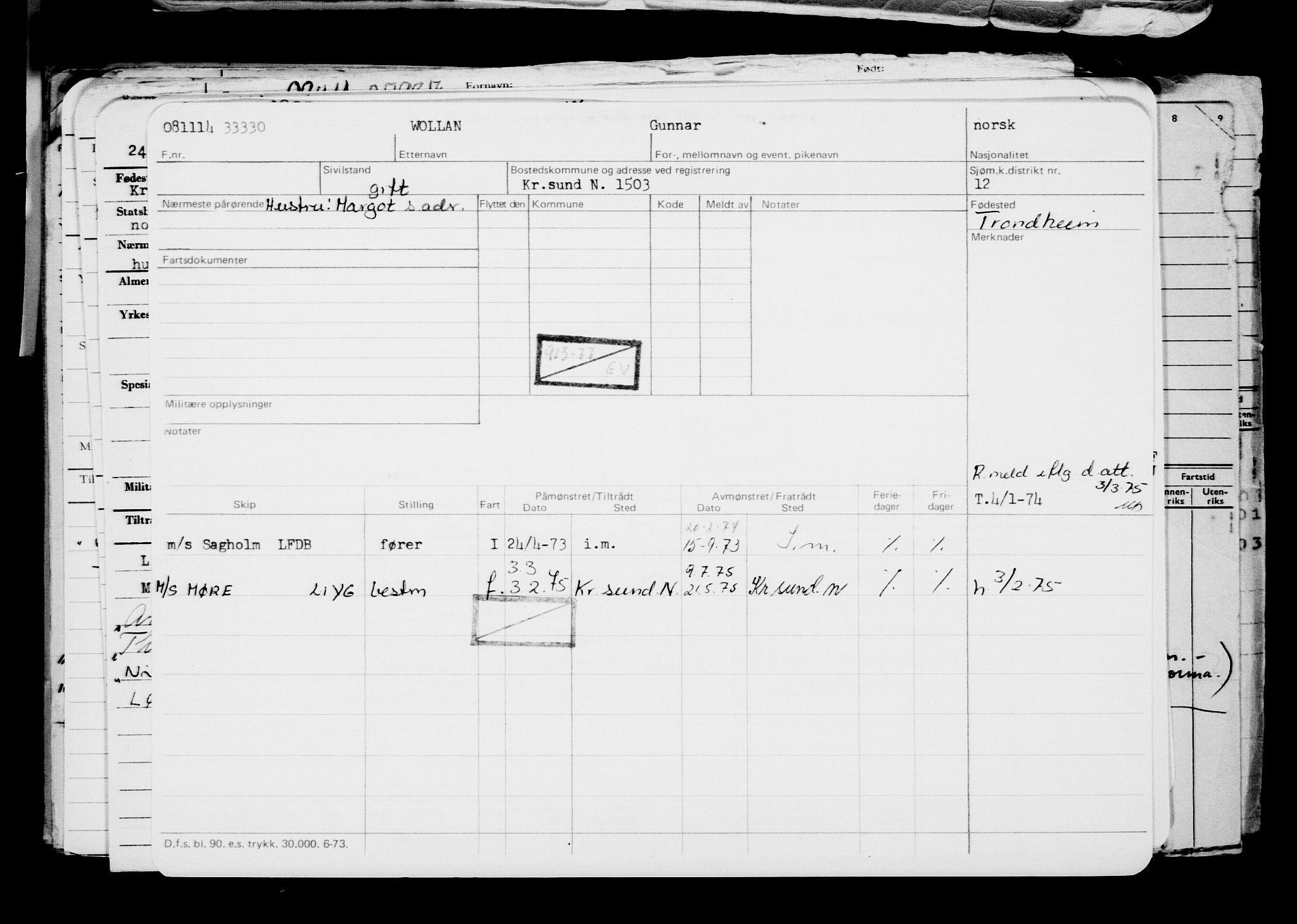 Direktoratet for sjømenn, AV/RA-S-3545/G/Gb/L0125: Hovedkort, 1914, p. 127