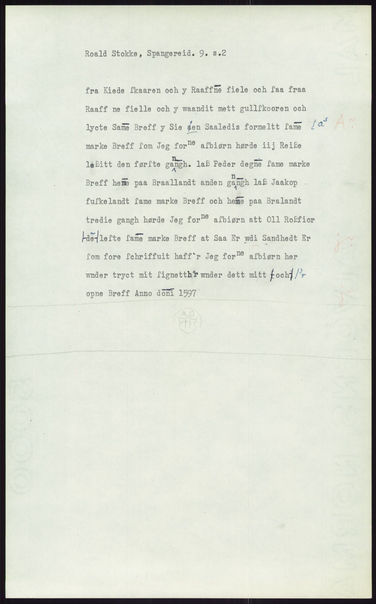 Samlinger til kildeutgivelse, Diplomavskriftsamlingen, AV/RA-EA-4053/H/Ha, p. 3143