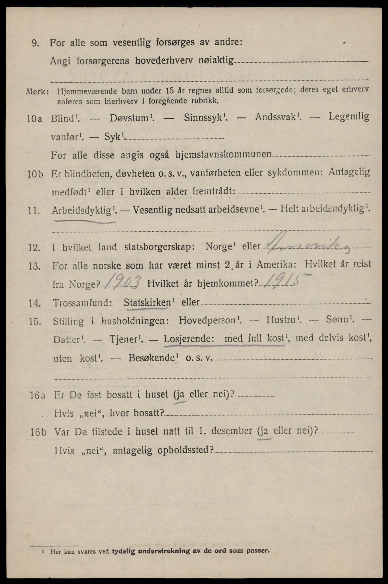 SAST, 1920 census for Skjold, 1920, p. 1669