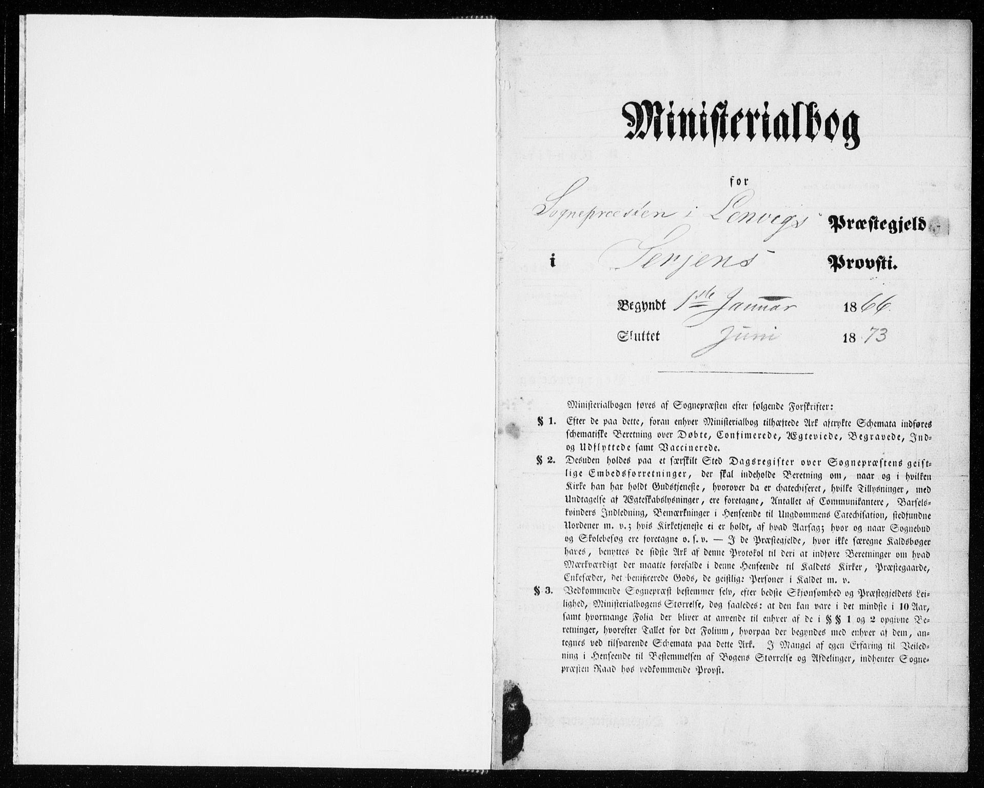 Lenvik sokneprestembete, AV/SATØ-S-1310/H/Ha/Haa/L0009kirke: Parish register (official) no. 9, 1866-1873