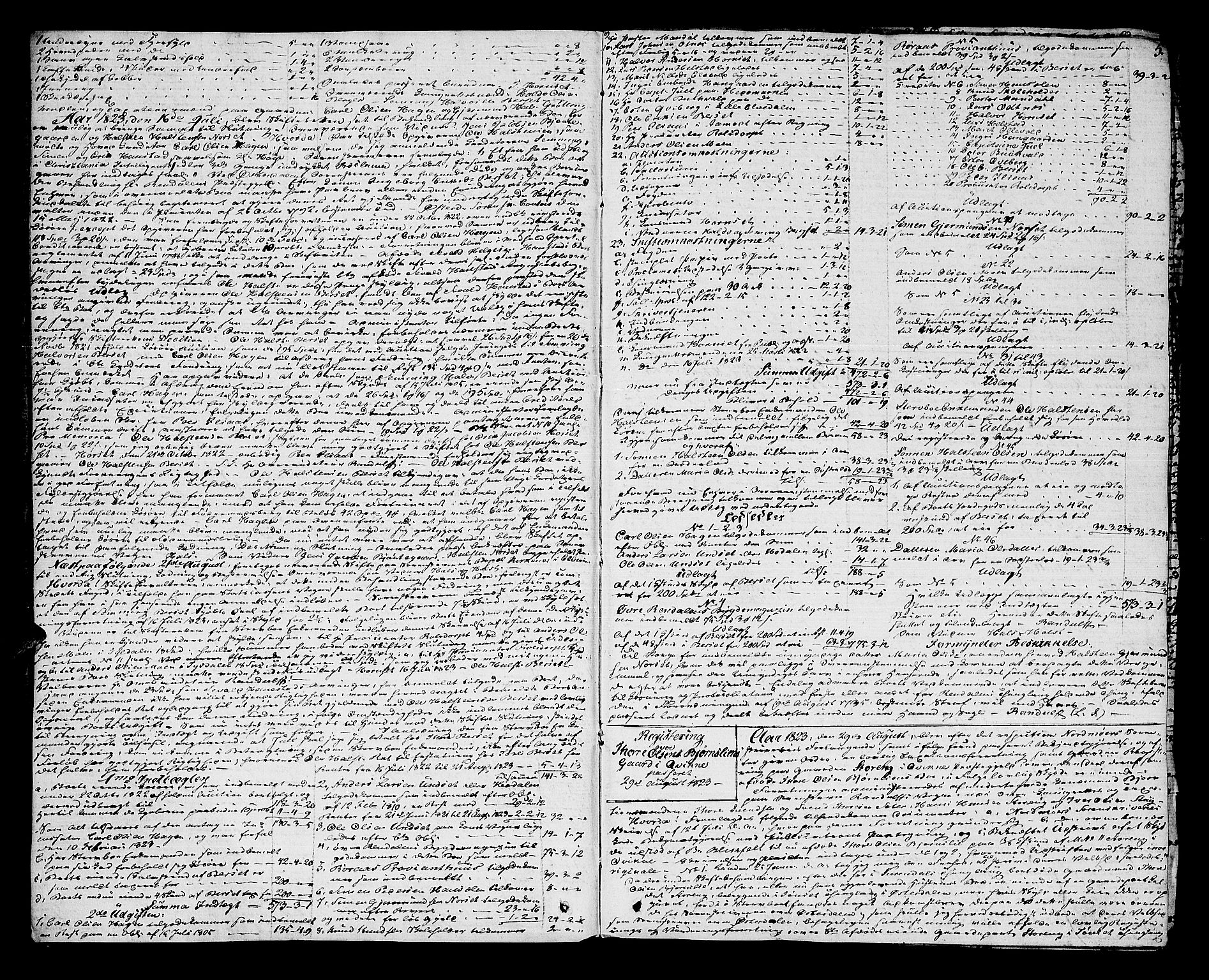 Østerdalen sorenskriveri, AV/SAH-TING-032/J/Ja/L0014: Skifteprotokoll - Nord-Østerdal, 1823-1830, p. 4b-5a
