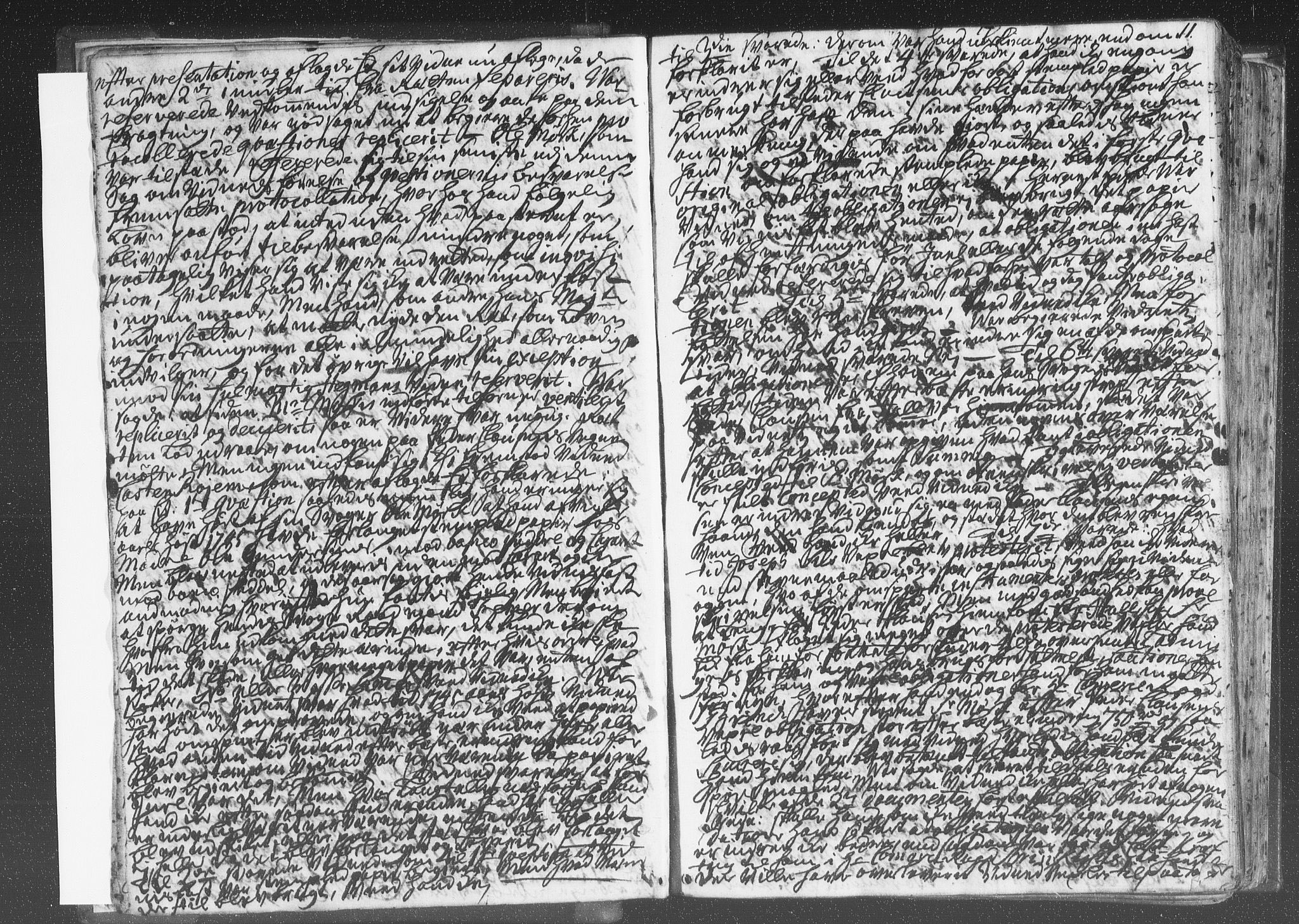 Kristiansand byrett, AV/SAK-1223-0001/F/Fa/L0011: Bytingsprotokoll nr. 10, 1746-1749, p. 10b-11a