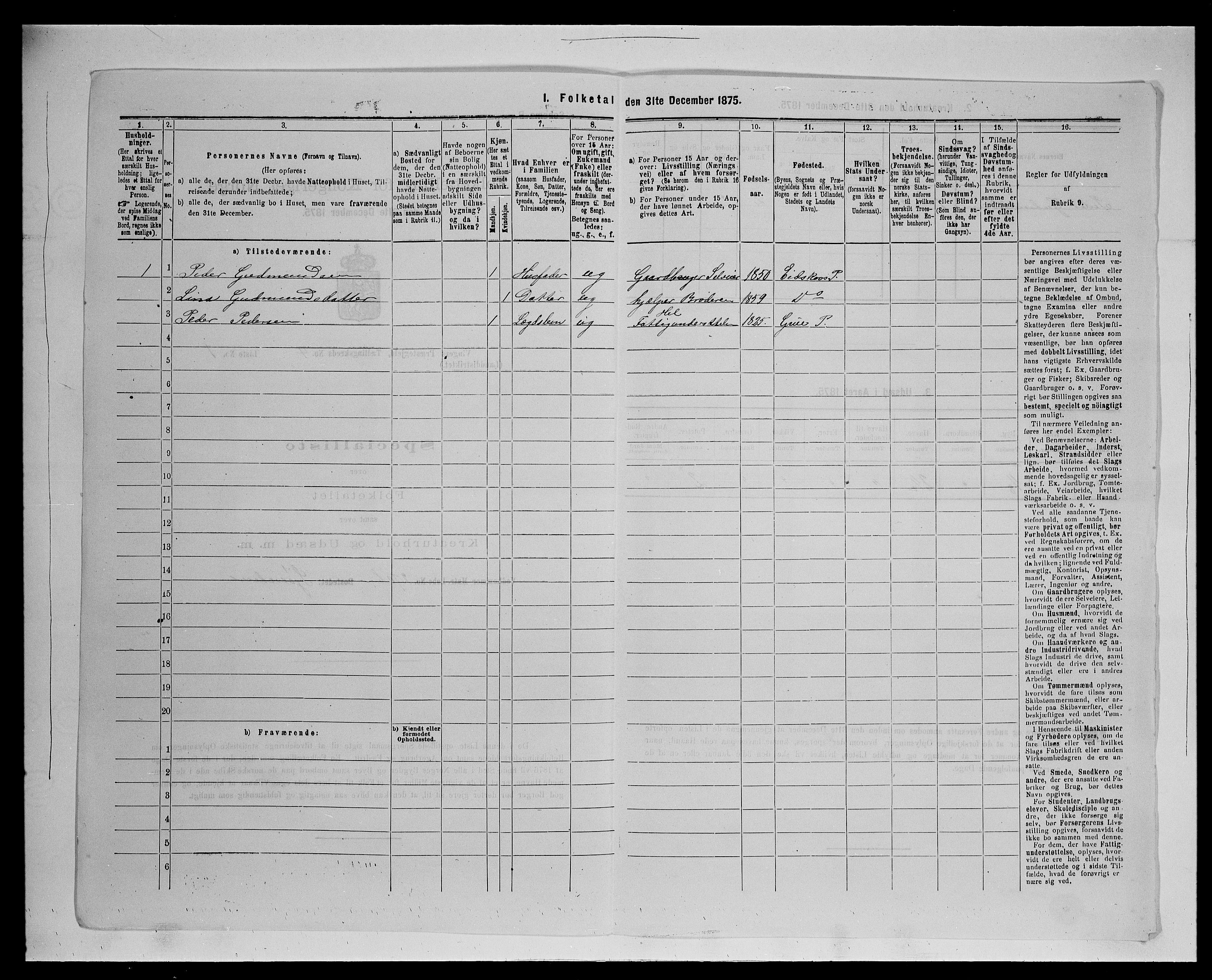 SAH, 1875 census for 0421L Vinger/Vinger og Austmarka, 1875, p. 599