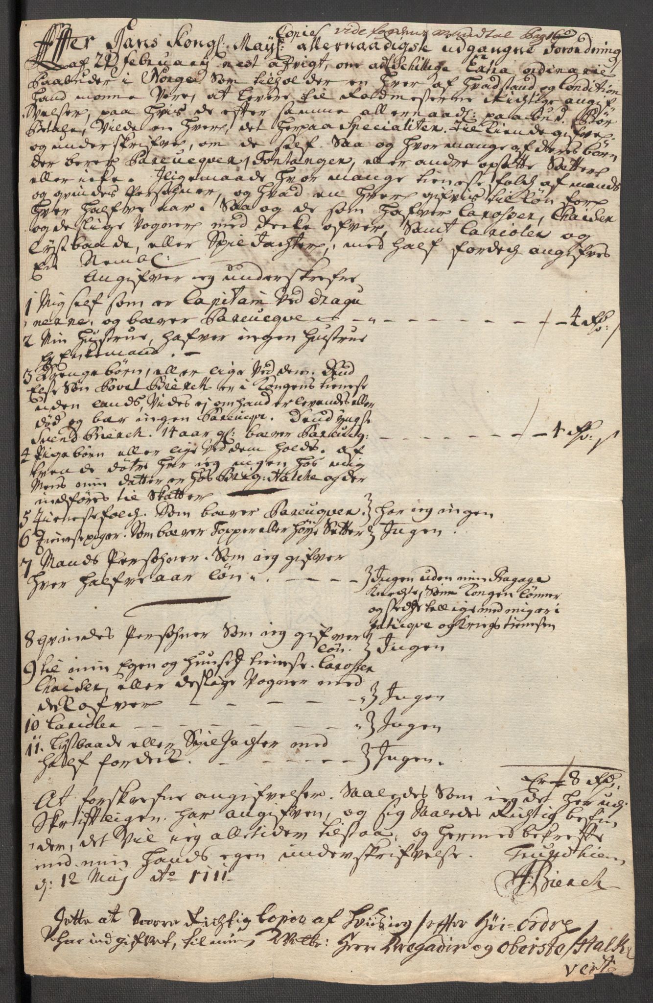 Rentekammeret inntil 1814, Reviderte regnskaper, Fogderegnskap, AV/RA-EA-4092/R62/L4201: Fogderegnskap Stjørdal og Verdal, 1711, p. 495