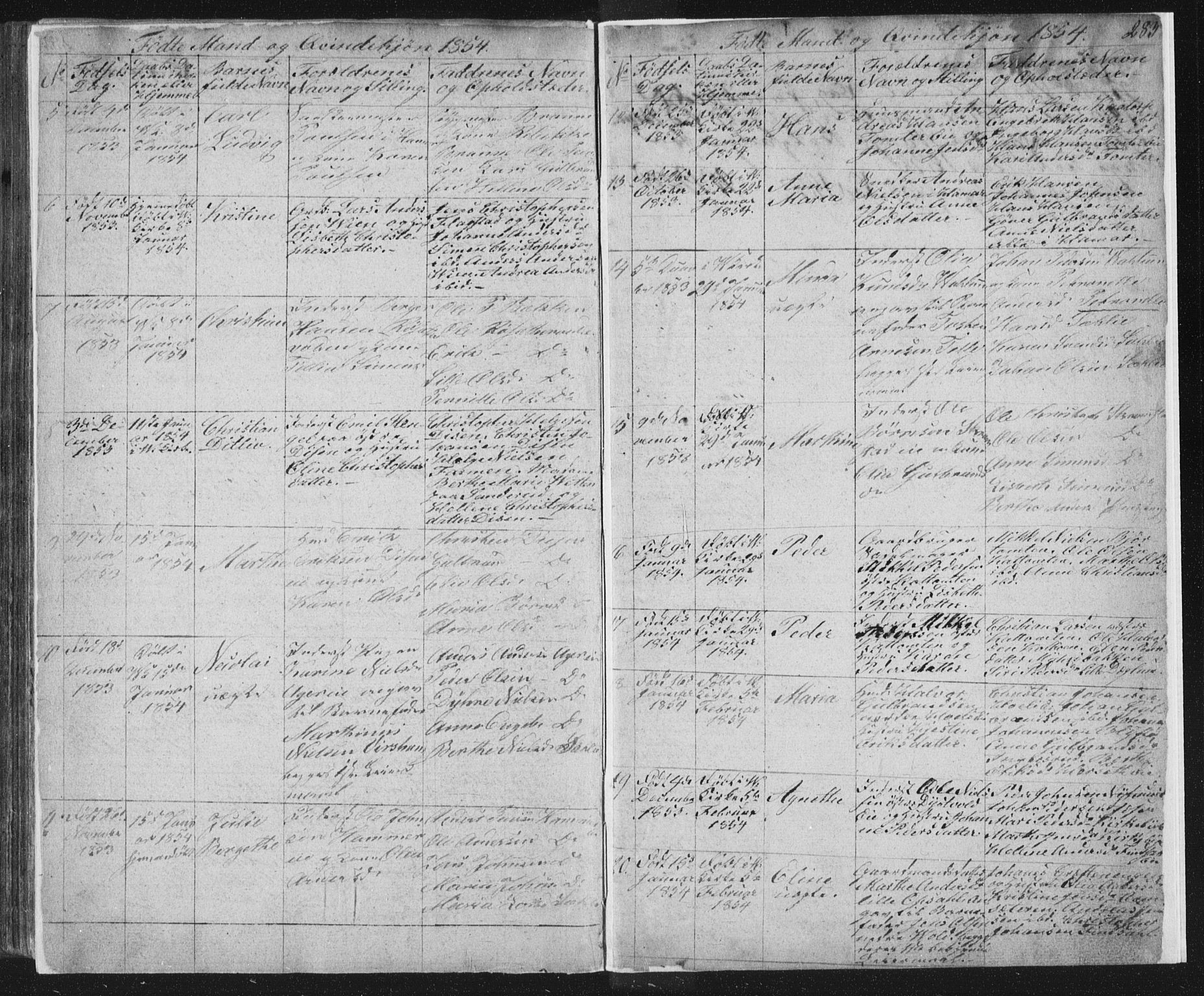 Vang prestekontor, Hedmark, AV/SAH-PREST-008/H/Ha/Hab/L0008: Parish register (copy) no. 8, 1832-1854, p. 283